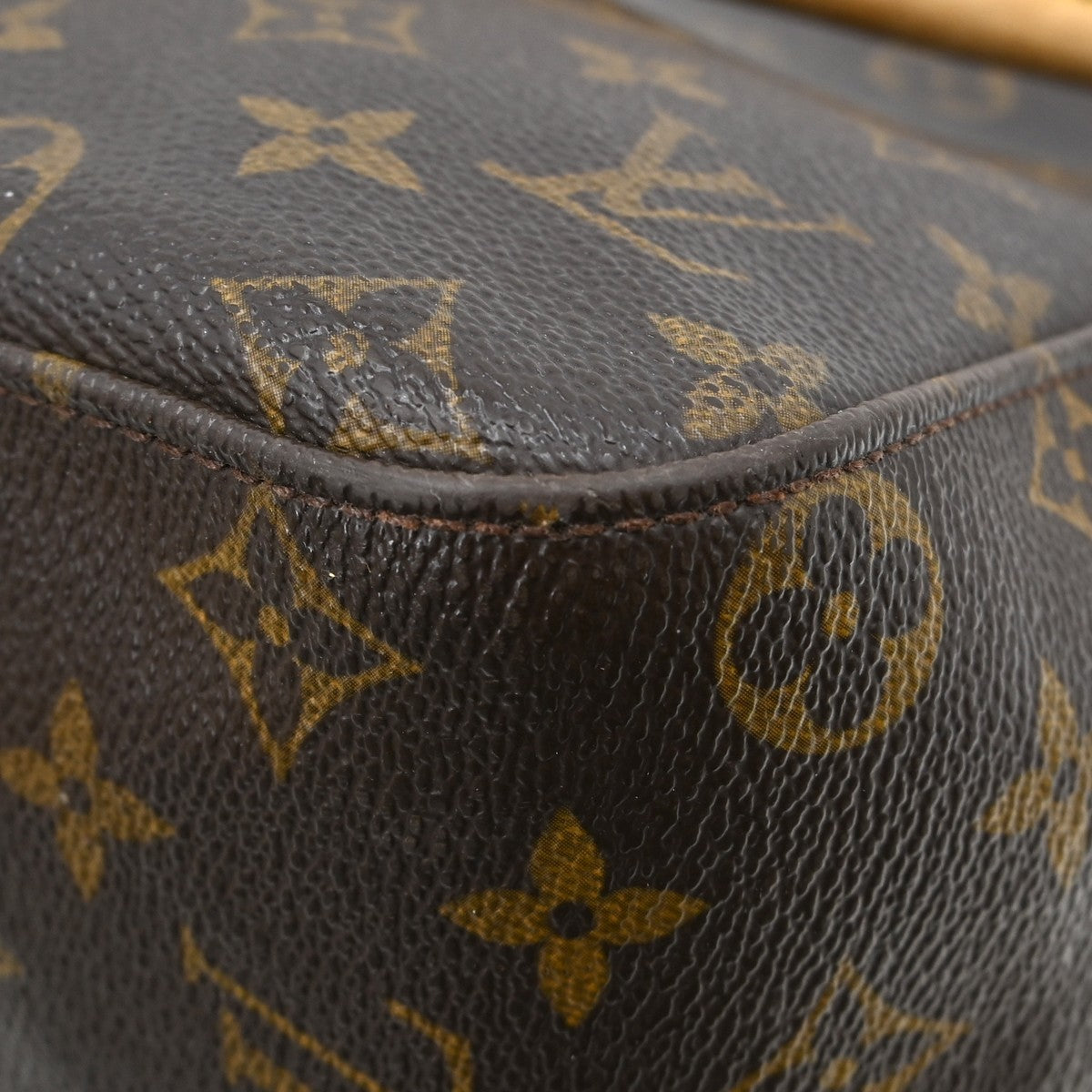 Louis Vuitton Looping Monogram Canvas Brown Canvas Handbag (Pre-Owned)