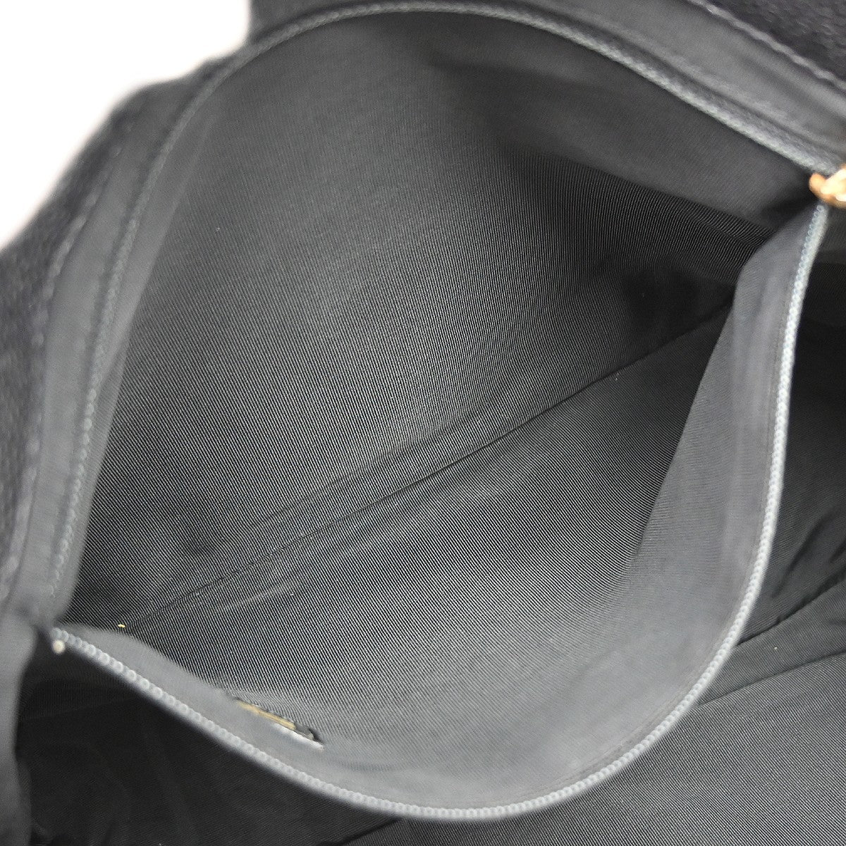 Chanel Vintage Wooden Ring Tote Caviar Black Leather Tote Bag Bag (Pre-Owned)