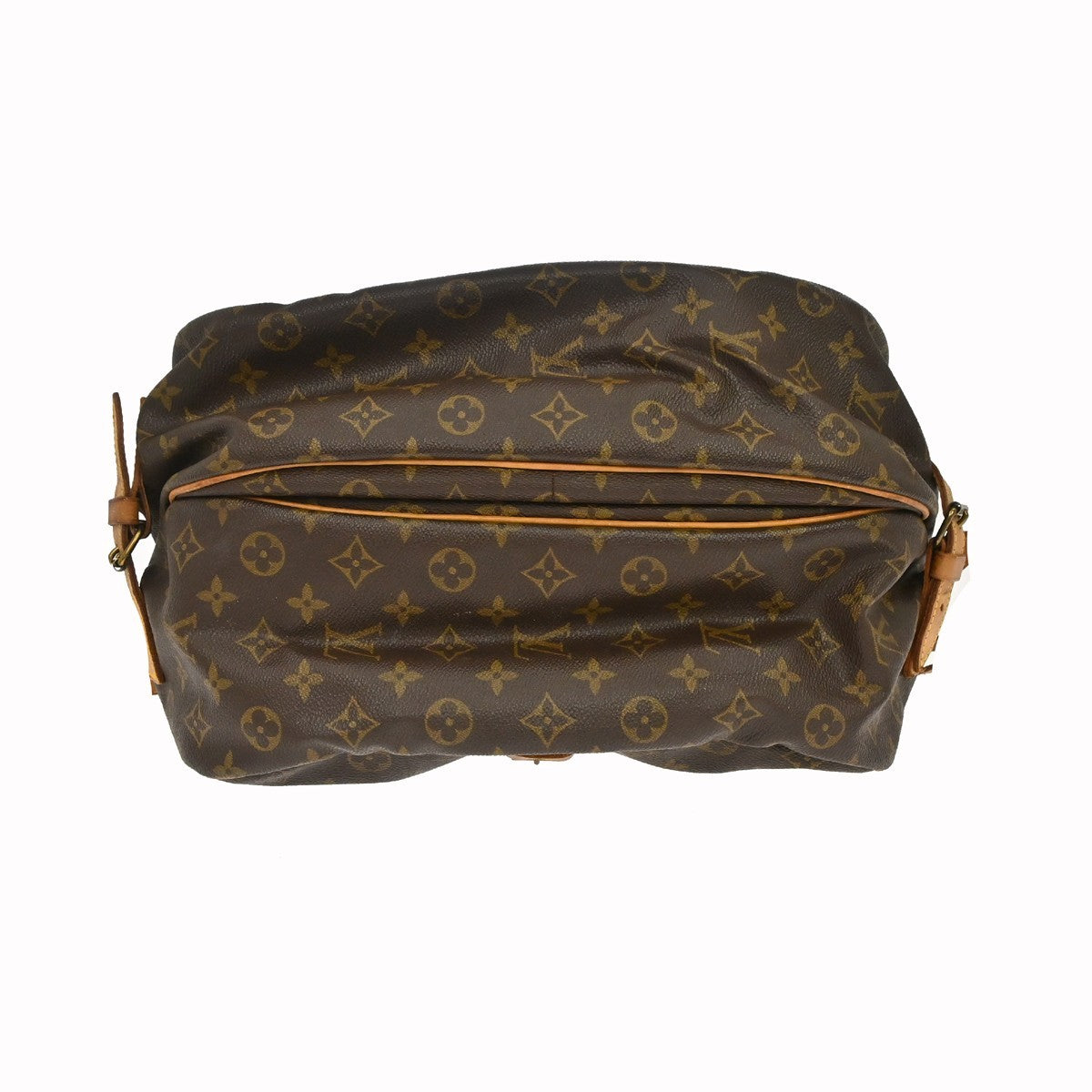 Louis Vuitton Saumur Monogram Canvas Brown Canvas Handbag (Pre-Owned)
