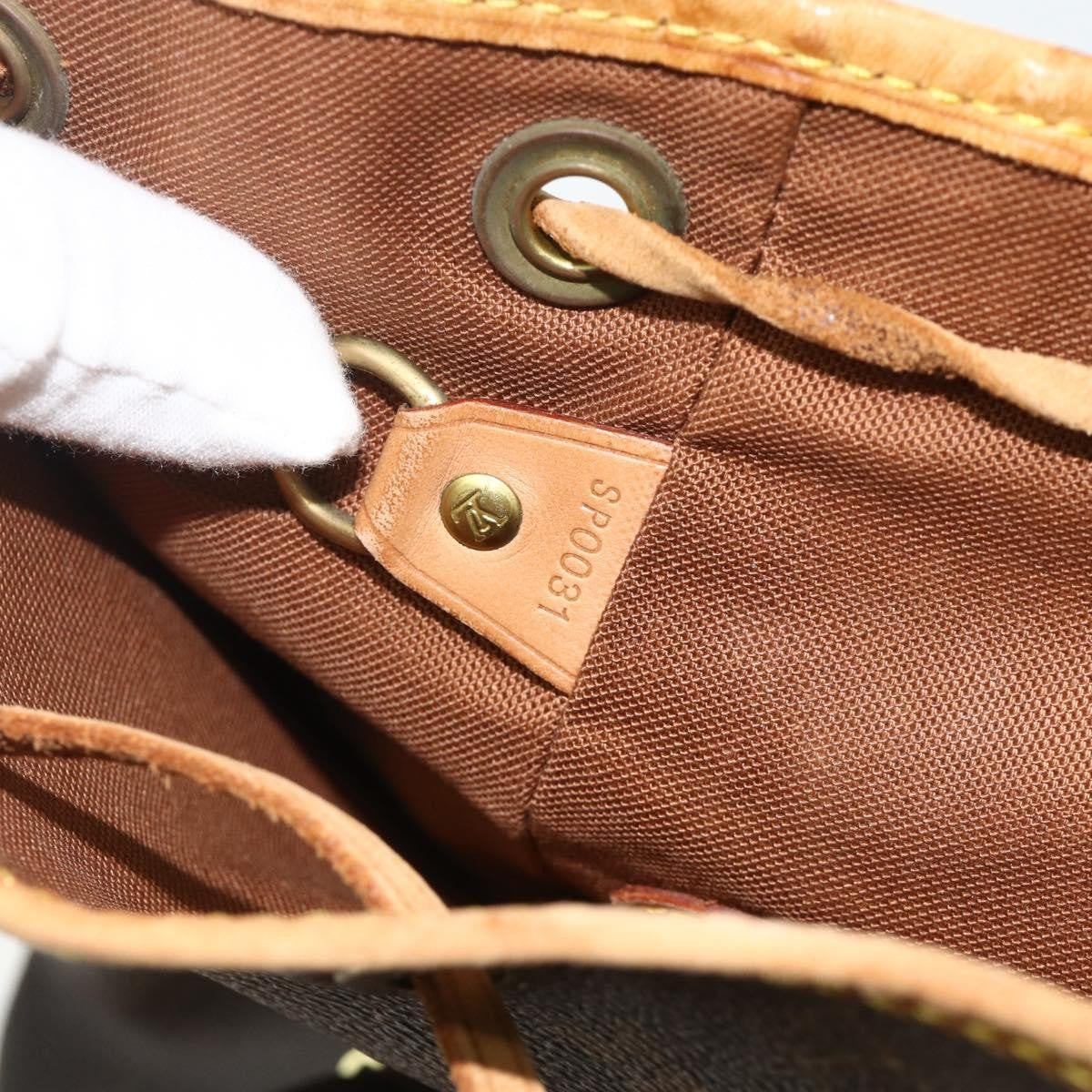 Louis Vuitton Vintage Montsouris Monogram Canvas Brown Canvas Backpack Bag (Pre-Owned)