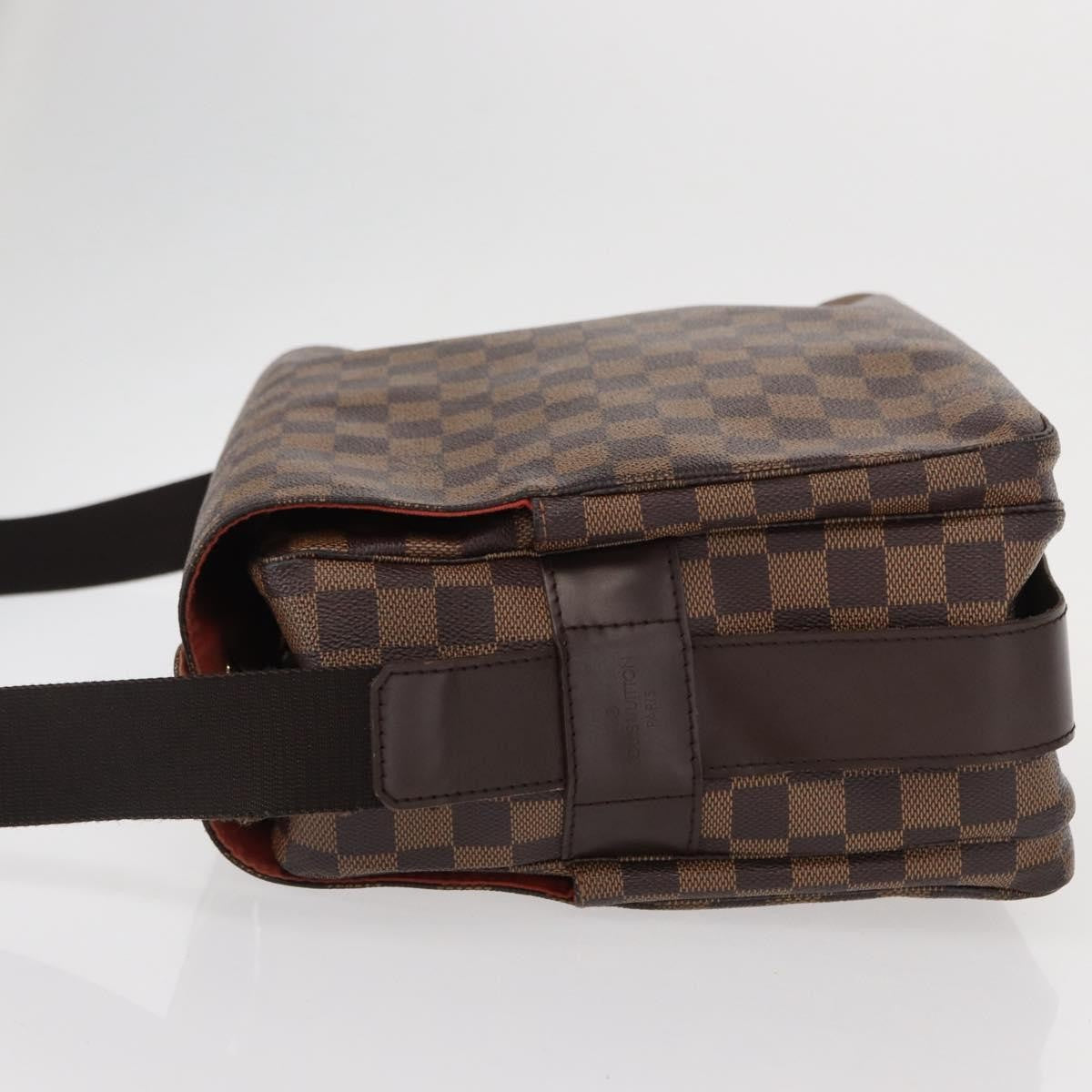 Louis Vuitton Naviglio Damier Ebene Brown Canvas Shoulder Bag Bag (Pre-Owned)