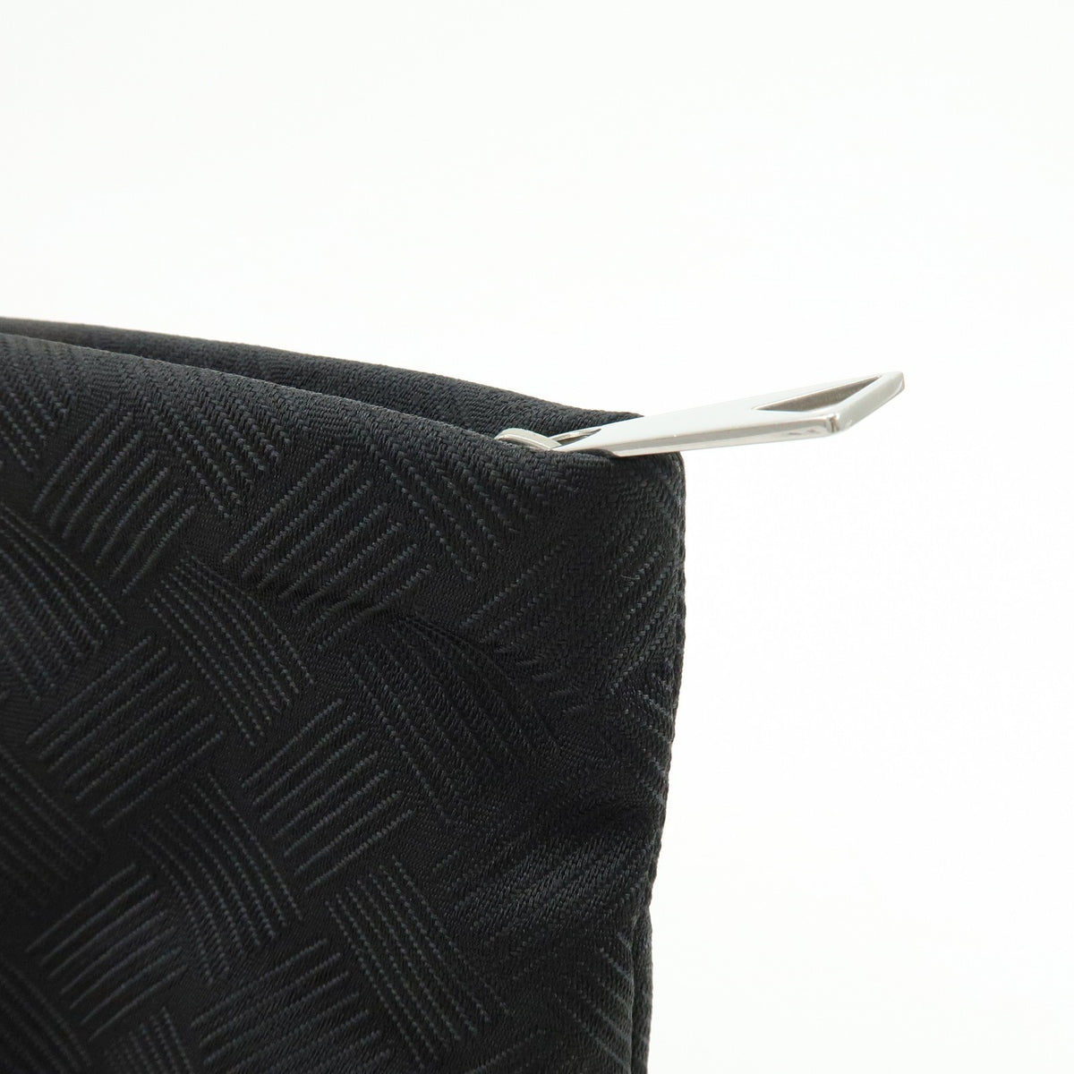 Bottega Veneta Vintage Clutch Nylon Black Nylon Clutche & Pouche Bag (Pre-Owned)
