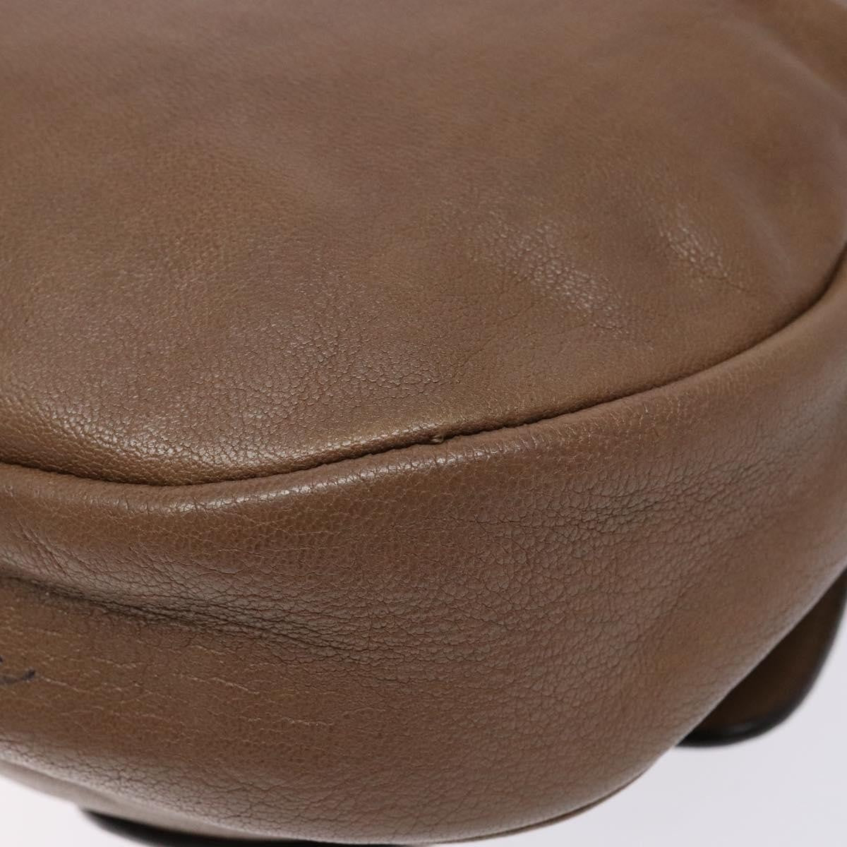 Salvatore Ferragamo Vintage Leather Brown Leather Handbag (Pre-Owned)