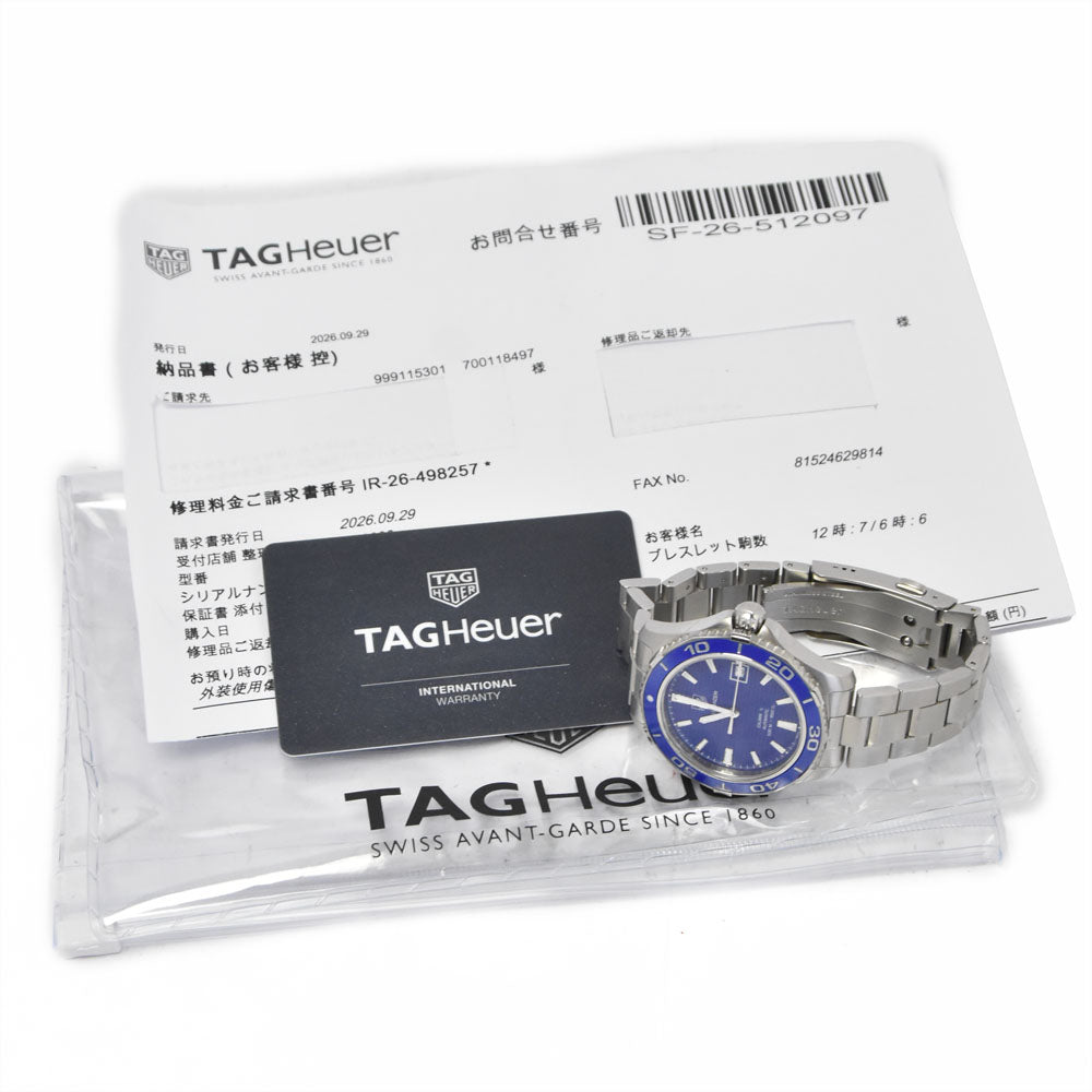 Tag Heuer Aquaracer Automatic Stainless Steel Watch (Pre-Owned)