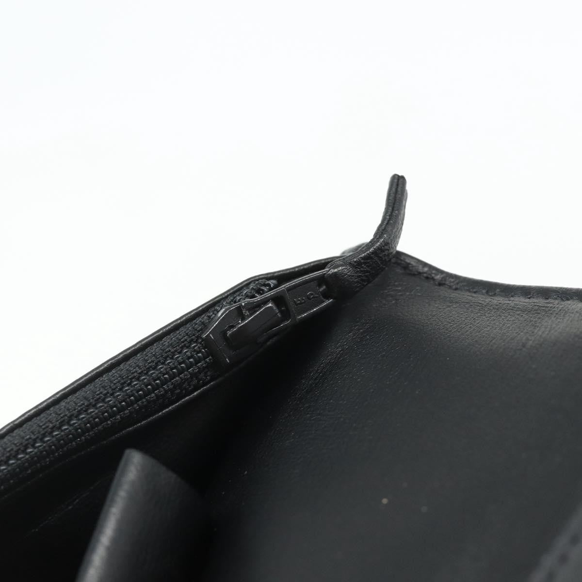 Chanel Flap Clutch Leather Black Leather Clutche & Pouche Bag (Pre-Owned)