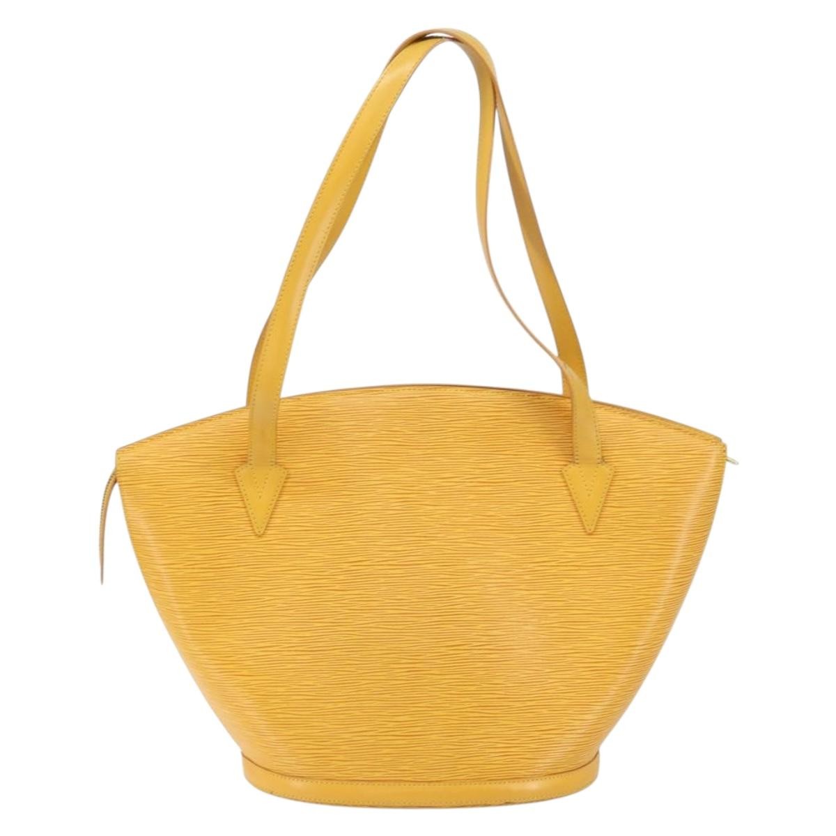 Louis Vuitton Saint Jacques Epi Leather Yellow Leather Handbag (Pre-Owned)