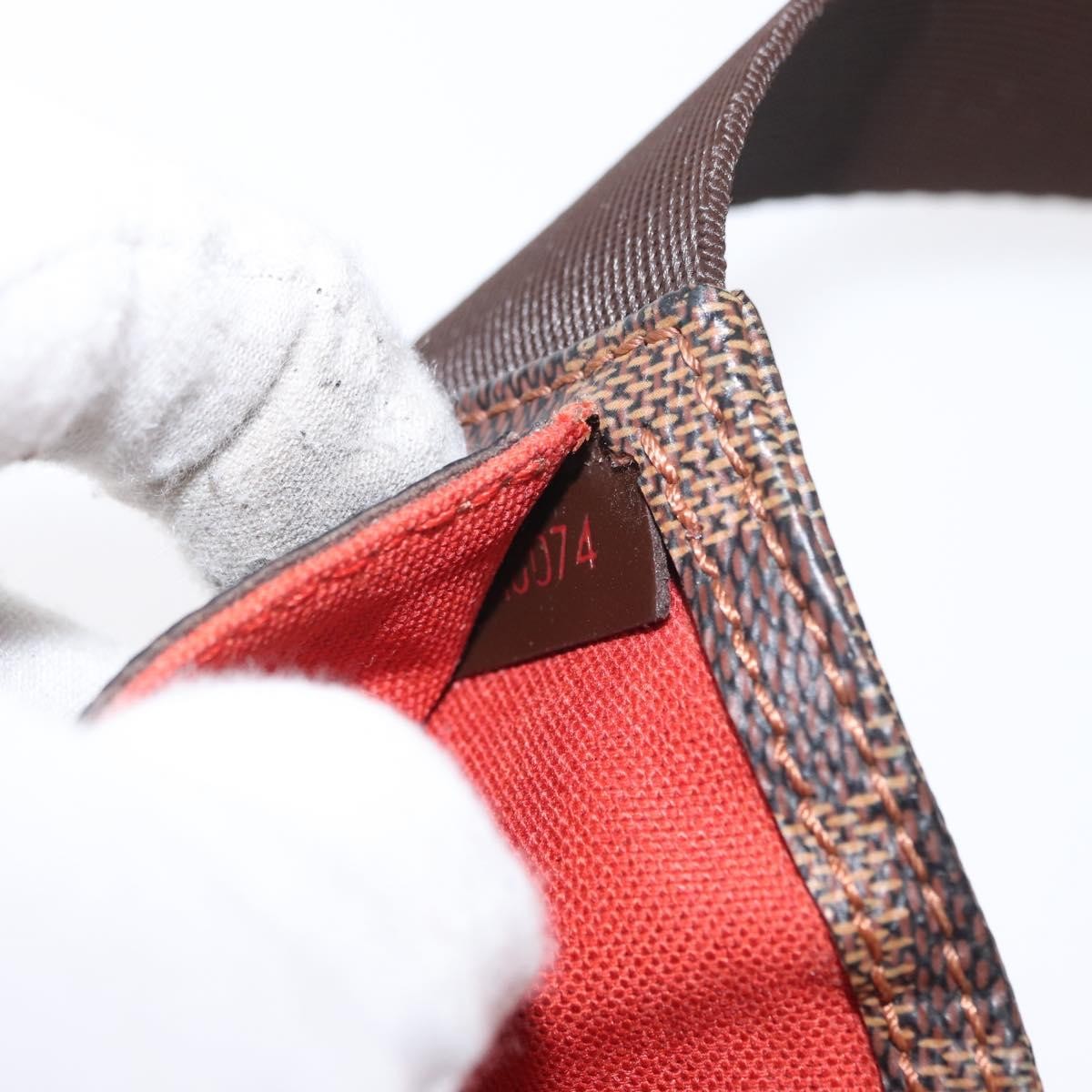 Louis Vuitton Geronimos Waist Damier Ebene Brown Canvas Clutche & Pouche Bag (Pre-Owned)