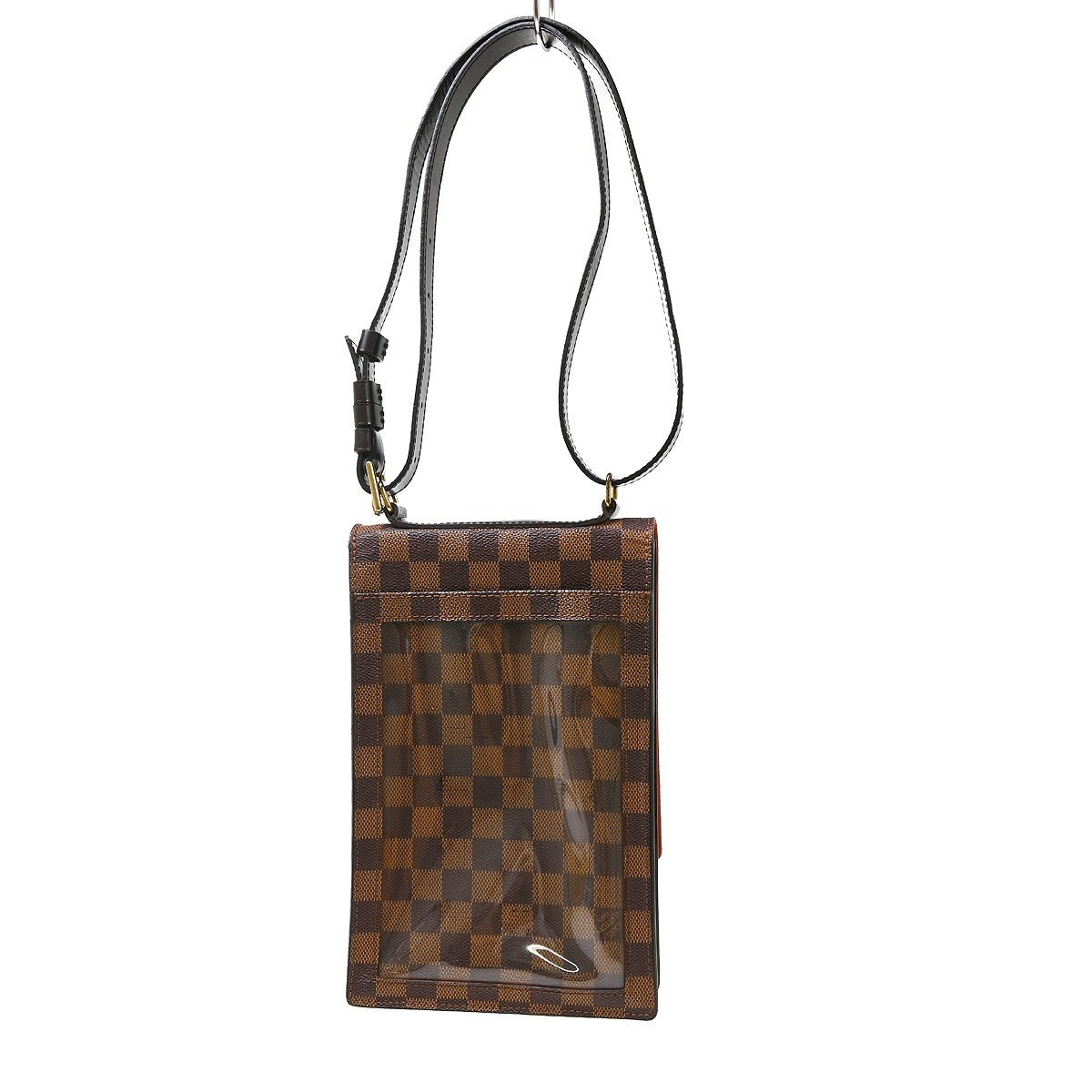 Louis Vuitton Portobello Messenger Damier Ebene Brown Canvas Shoulder Bag Bag (Pre-Owned)