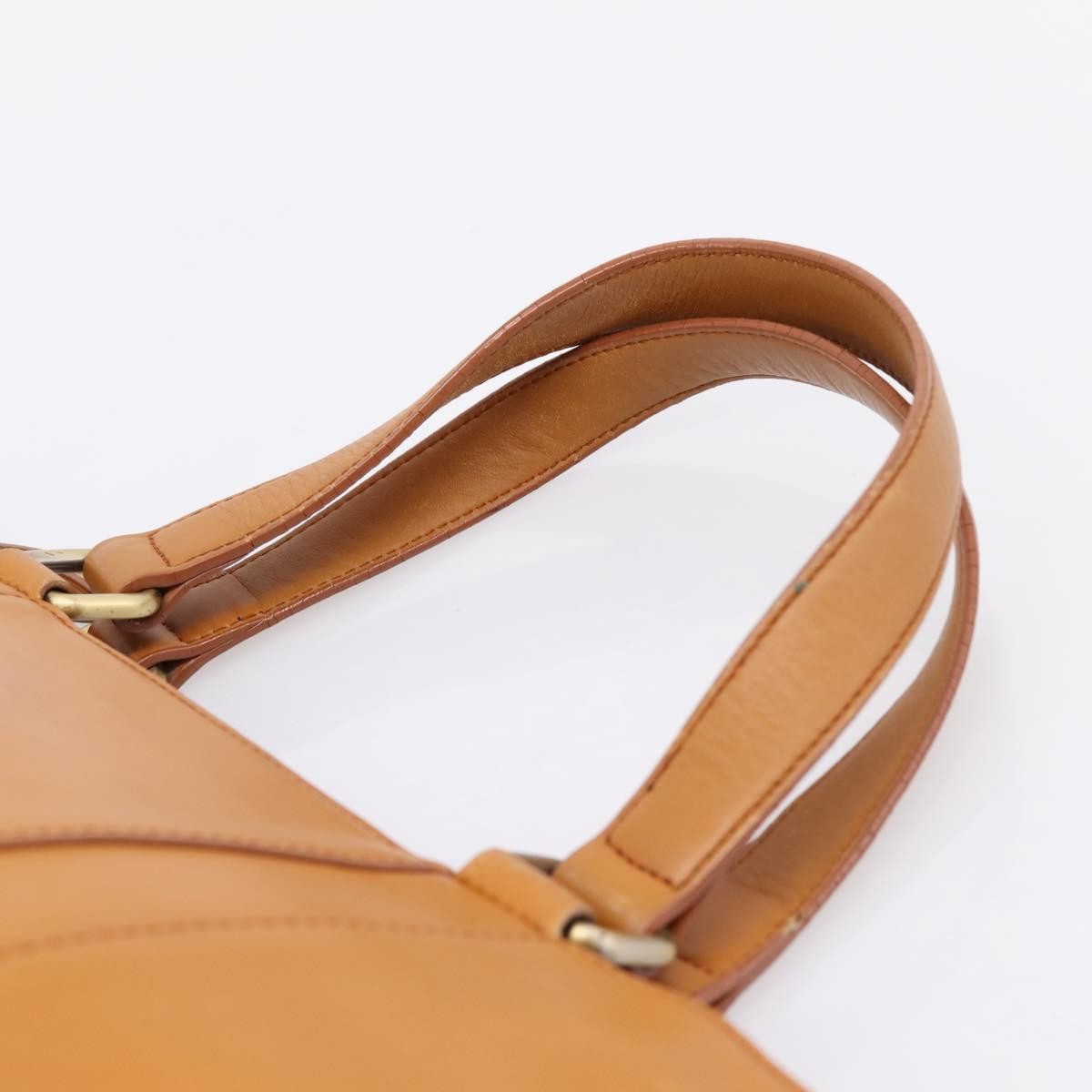 Burberry Handbag Leather Brown Leather Handbag (Pre-Owned)