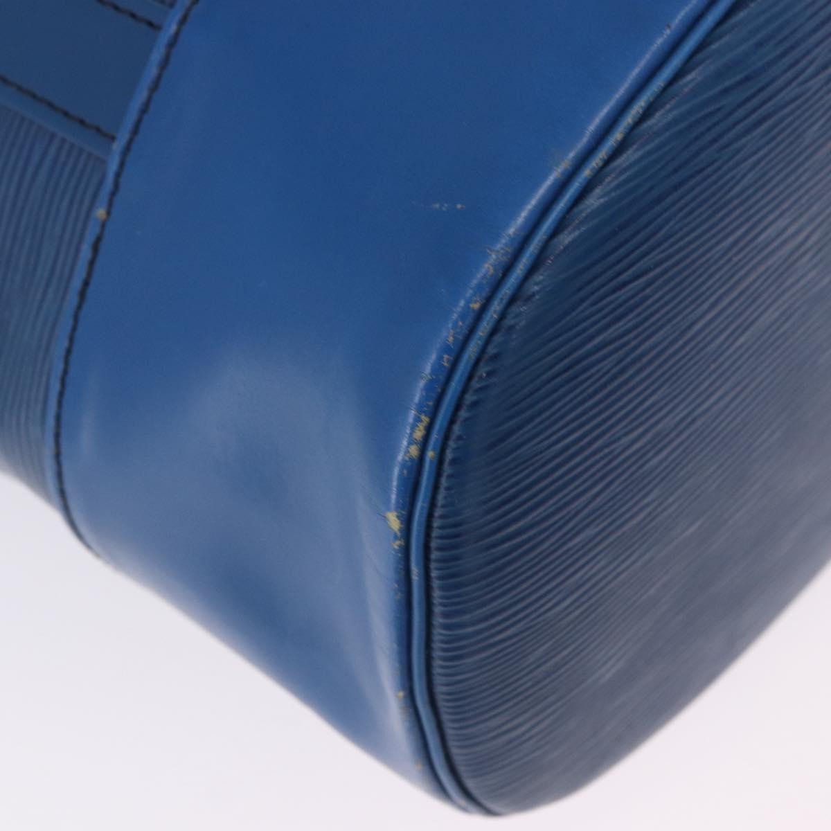 Louis Vuitton Randonnée Epi Blue Leather Backpack Bag (Pre-Owned)
