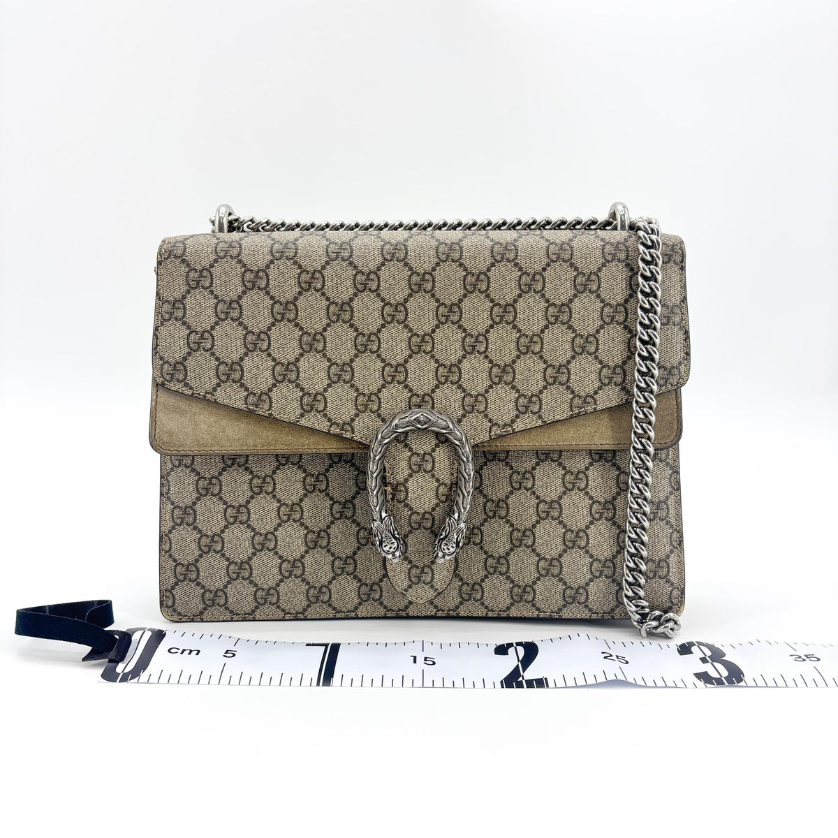 Gucci Dionysus Gg Coated Canvas Brown Canvas Shoulder Bag Bag (Pre-Owned)