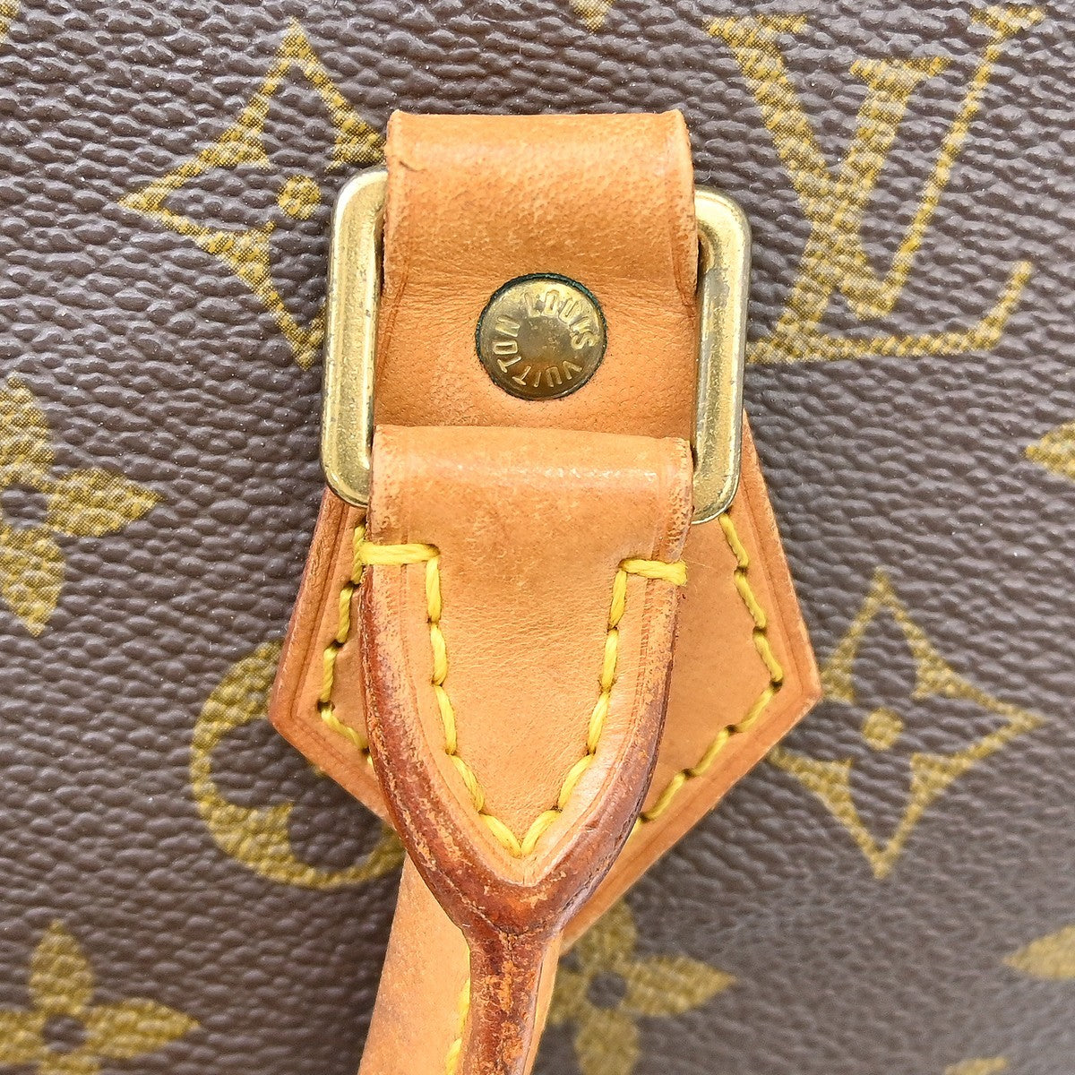 Louis Vuitton Alma Monogram Canvas Brown Canvas Handbag (Pre-Owned)