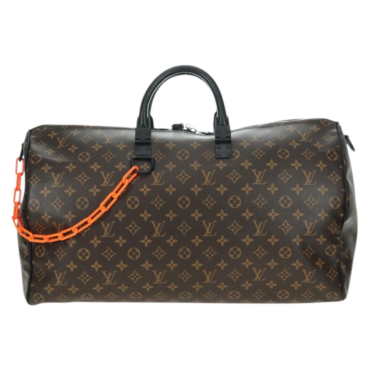 Louis Vuitton Solar Ray Keepall Bandouliere Monogram Canvas Brown Canvas Travel Bag Bag (Pre-Owned)