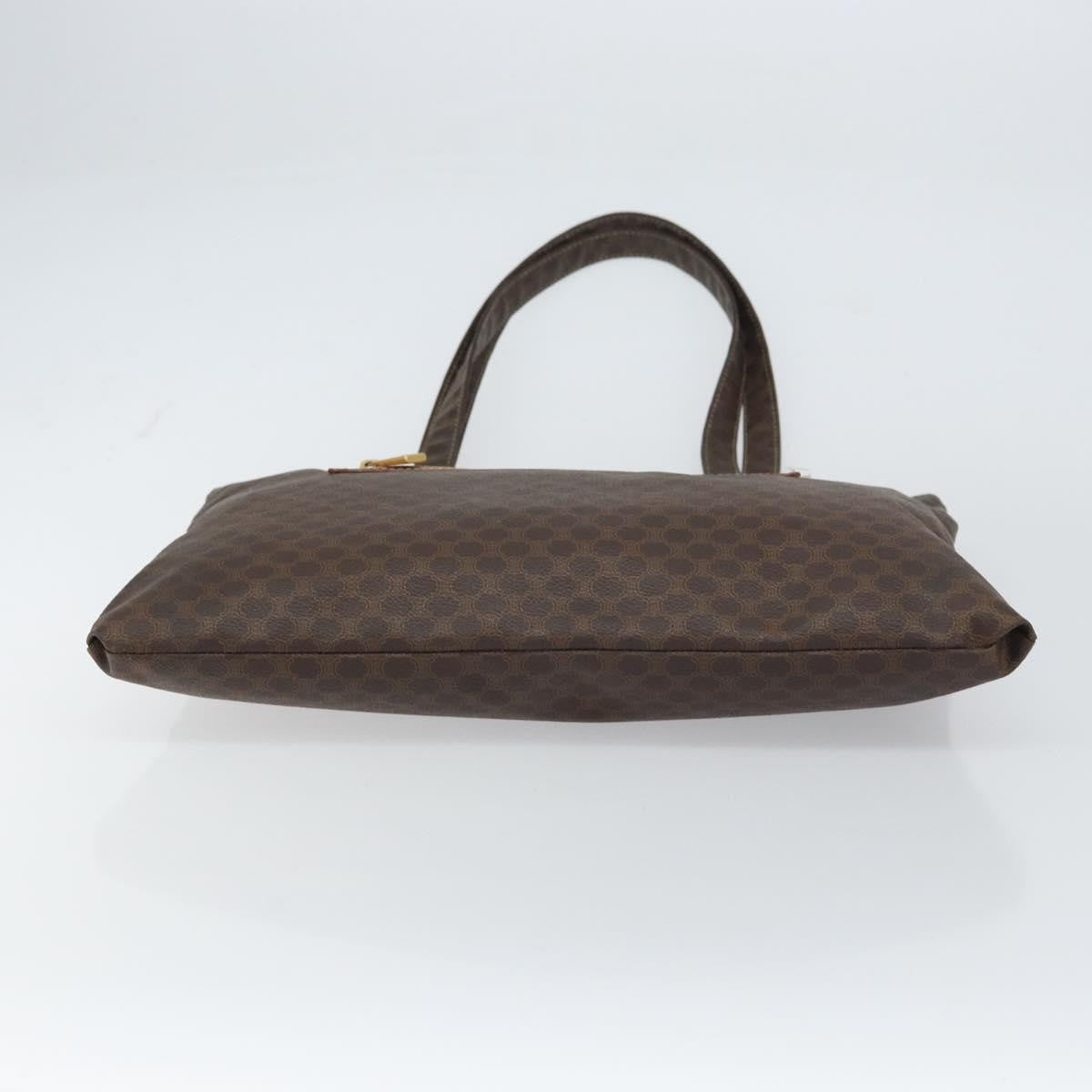 Celine Vintage Macadam Canvas Brown Canvas Tote Bag Bag (Pre-Owned)