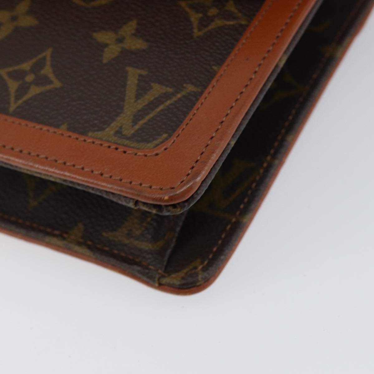 Louis Vuitton Dame Pochette Monogram Canvas Brown Canvas Clutche & Pouche Bag (Pre-Owned)