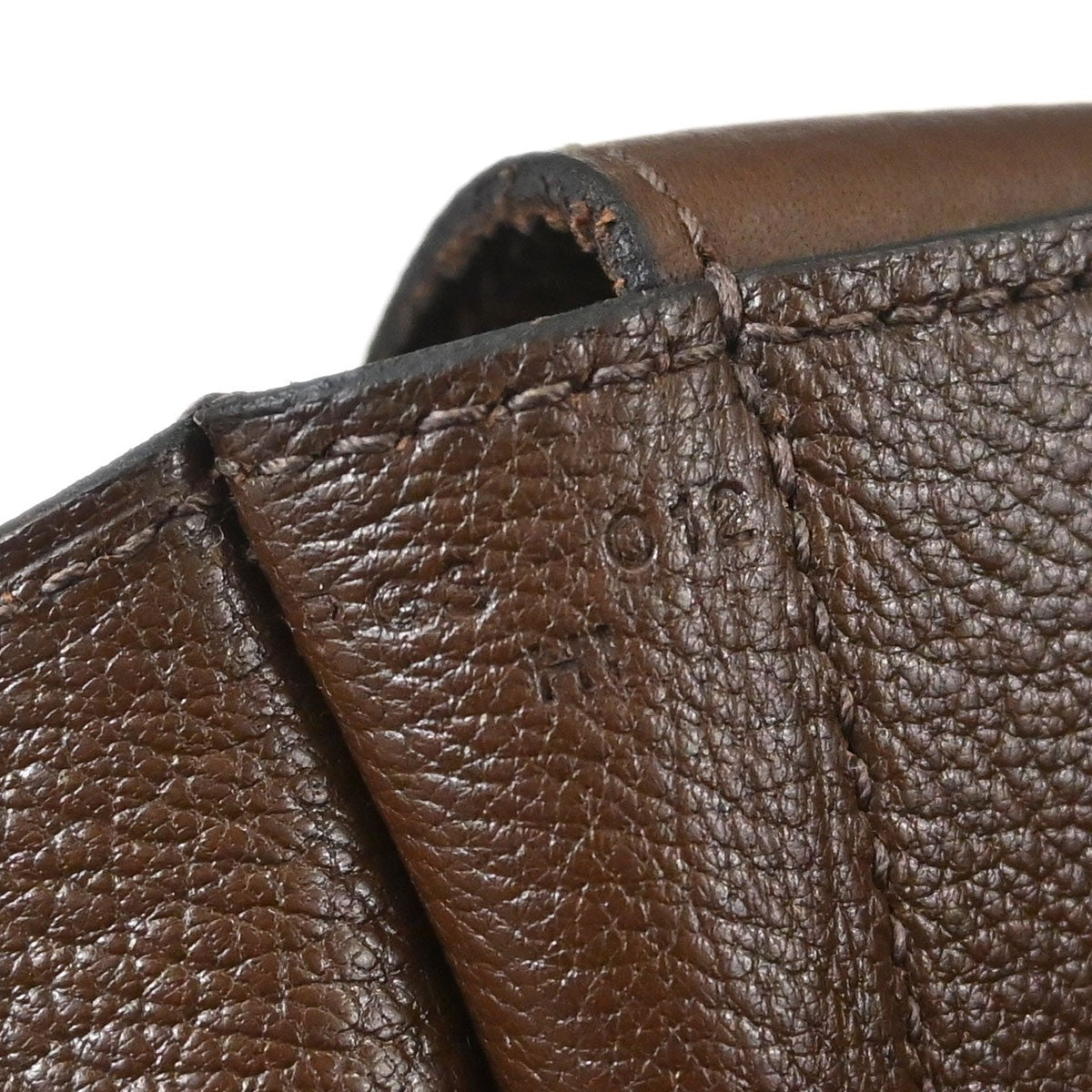 Hermes Steve Caporal Clemence Brown Calfskin Shoulder Bag Bag (Pre-Owned)