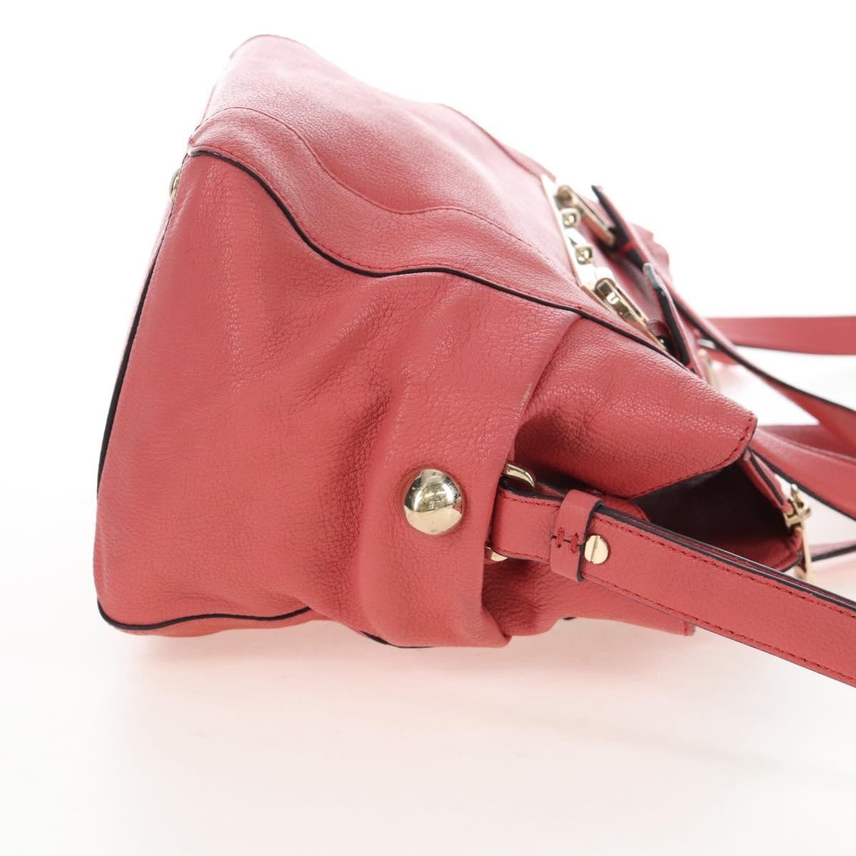 Chloe Bridget Convertible Satchel Leather Pink Leather Handbag (Pre-Owned)