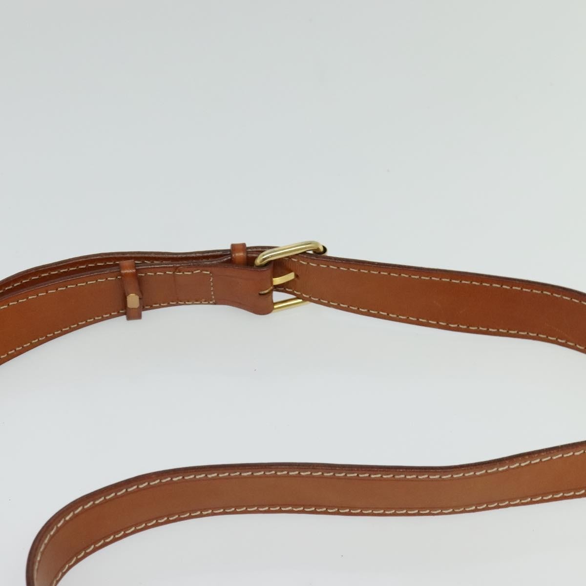 Celine Vintage Macadam Canvas And Leather Brown Canvas Shoulder Bag Bag (Pre-Owned)