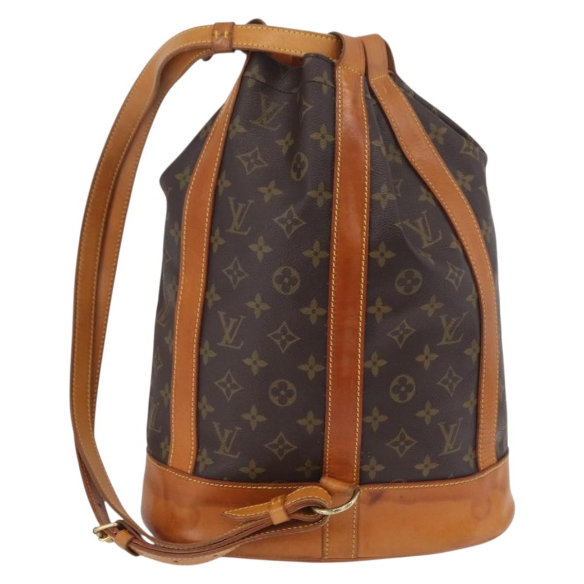 Louis Vuitton Randonnee Monogram Canvas Brown Canvas Shoulder Bag Bag (Pre-Owned)