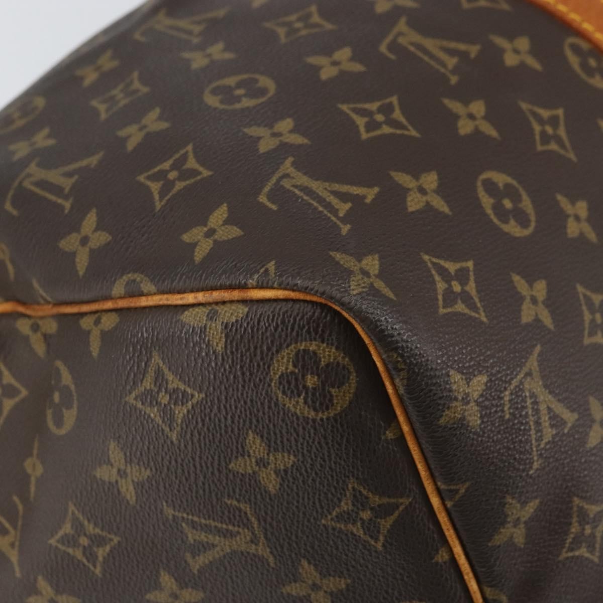 Louis Vuitton Keepall Monogram Canvas Brown Canvas Travel Bag Bag (Pre-Owned)