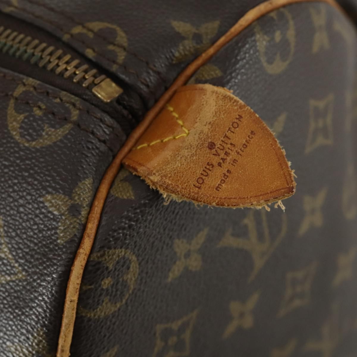 Louis Vuitton Keepall Monogram Canvas Brown Canvas Travel Bag Bag (Pre-Owned)