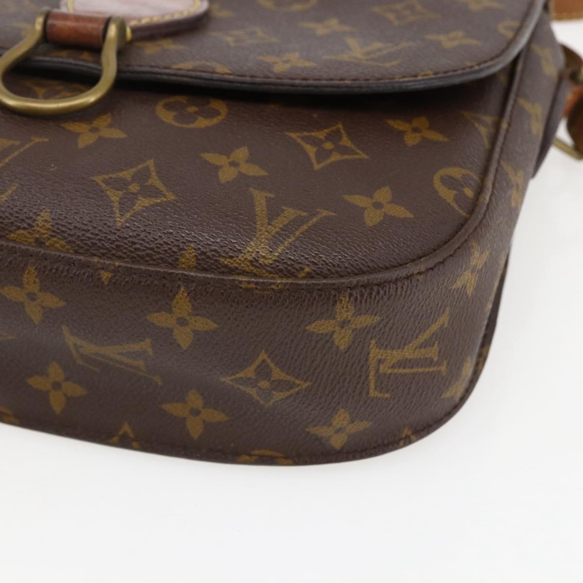 Louis Vuitton Saint Cloud Monogram Canvas Brown Canvas Shoulder Bag Bag (Pre-Owned)