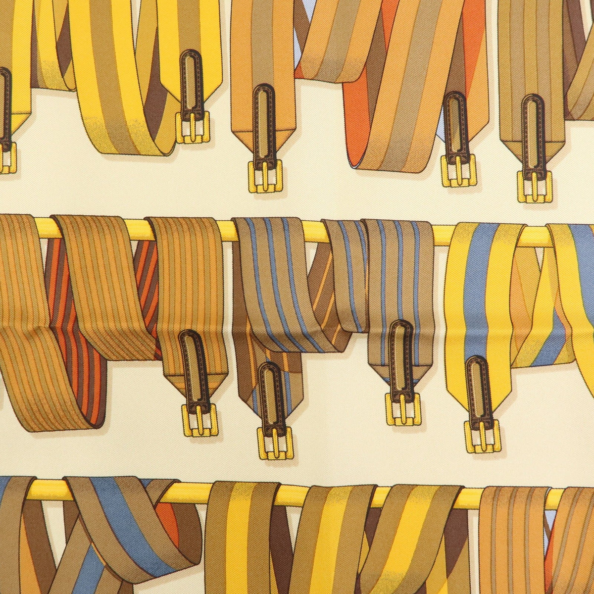 Hermes Carré 42 Silk Multicolour Silk Scarve & Shawl Accessory (Pre-Owned)