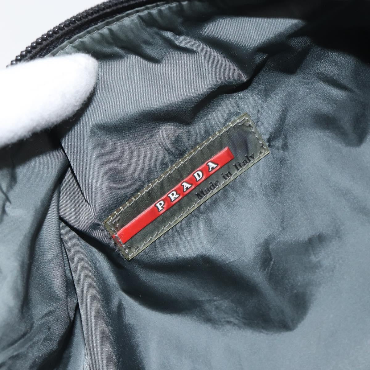 Prada Vintage Sport Nylon Black Nylon Shoulder Bag Bag (Pre-Owned)