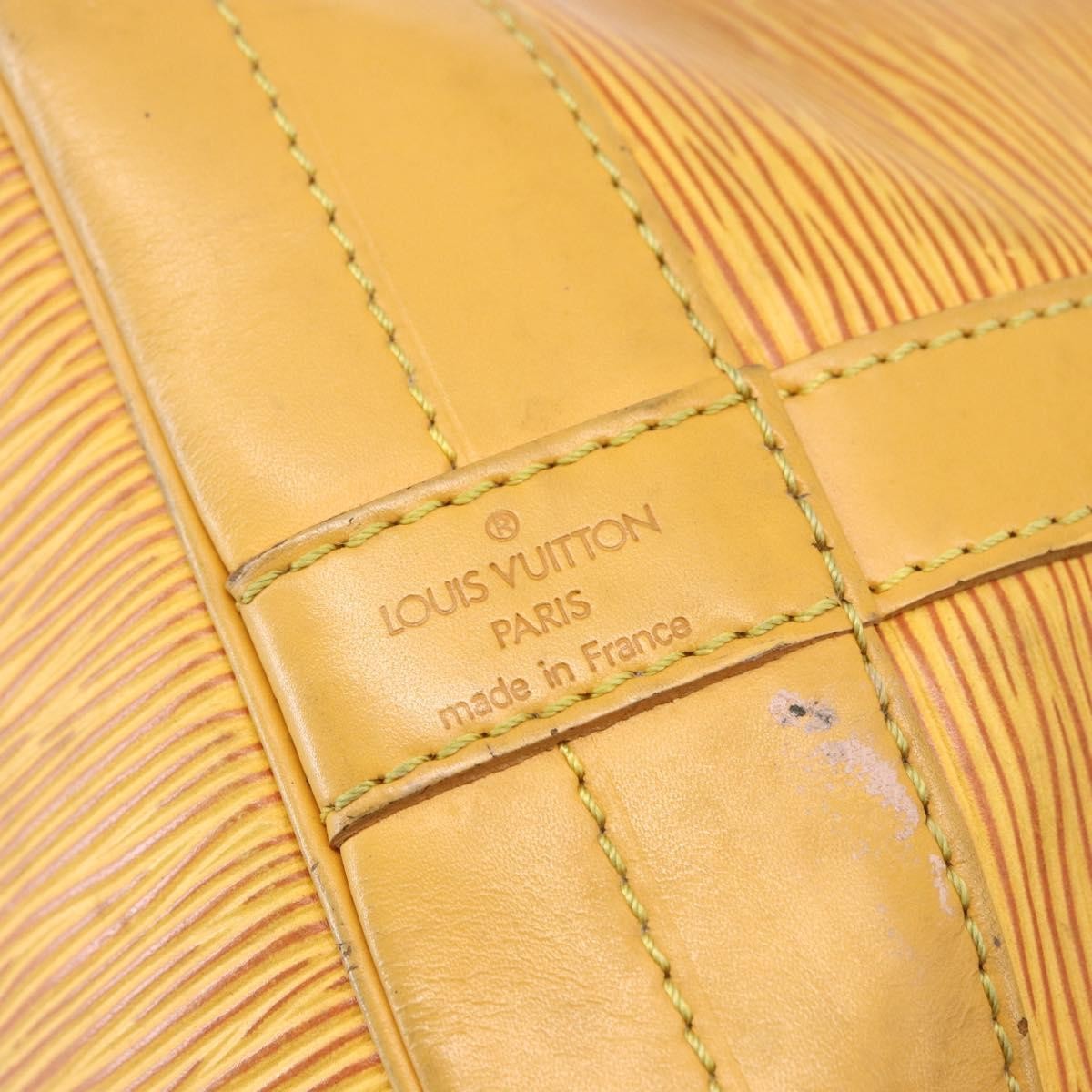 Louis Vuitton Petit Noe Nm Epi Leather Yellow Leather Shoulder Bag Bag (Pre-Owned)