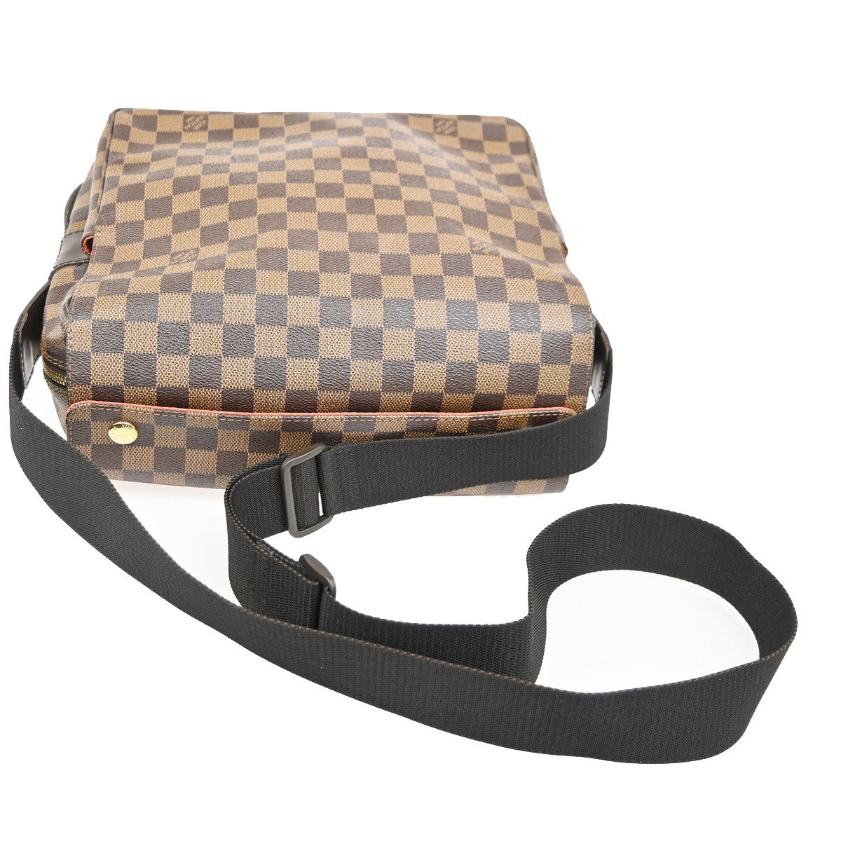 Louis Vuitton Naviglio Damier Brown Canvas Handbag (Pre-Owned)