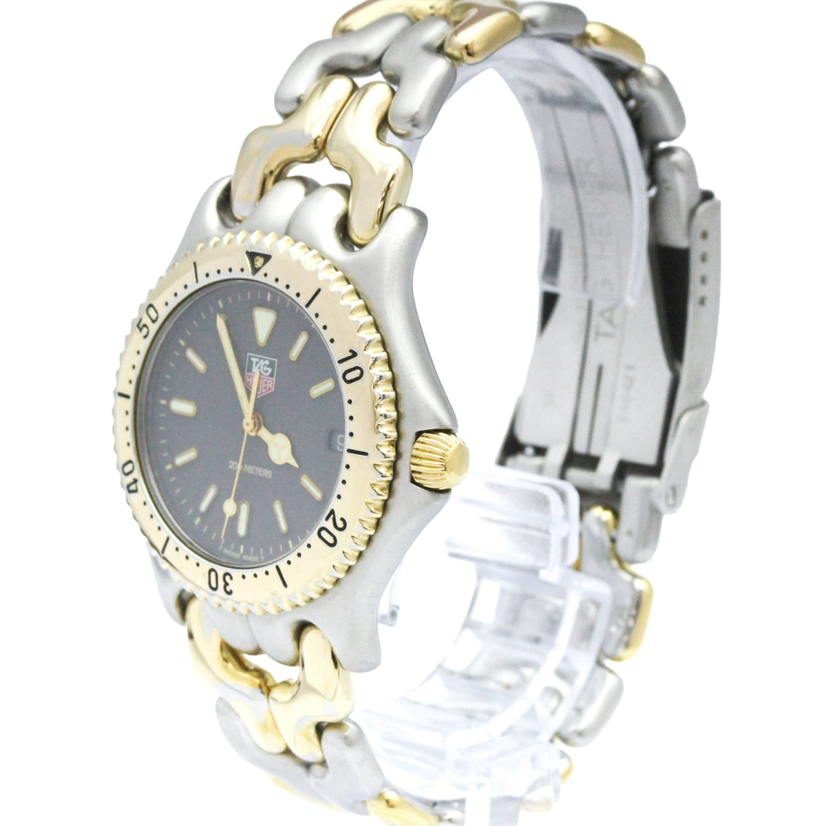 Tag Heuer Sel Professional 200M Quartz Stainless Steel And Gold Plated Watch (Pre-Owned)