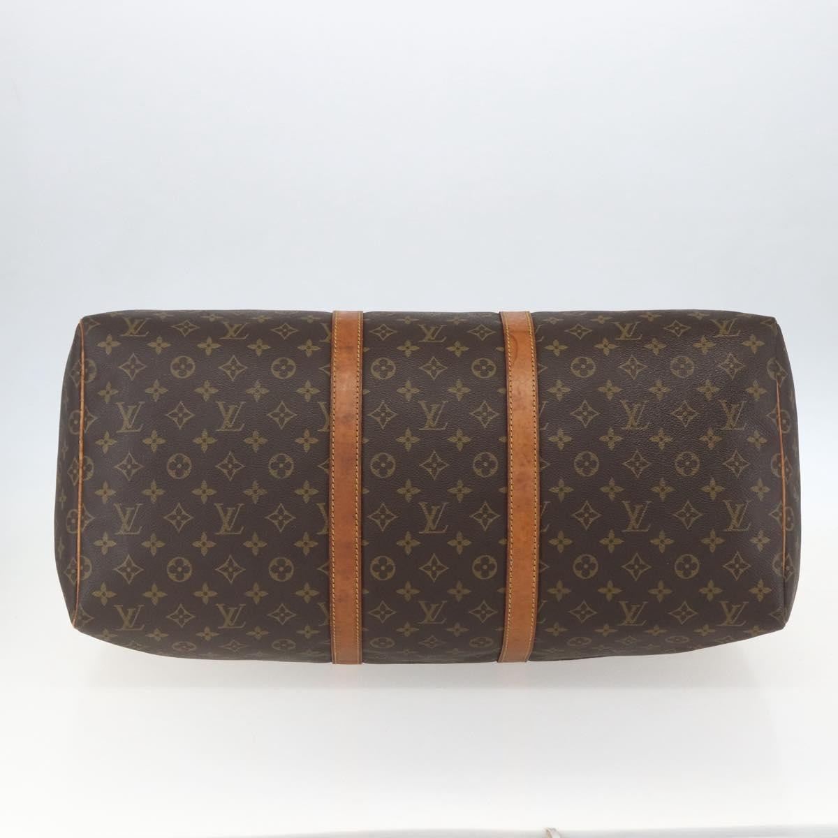 Louis Vuitton Keepall Monogram Canvas Brown Canvas Travel Bag Bag (Pre-Owned)
