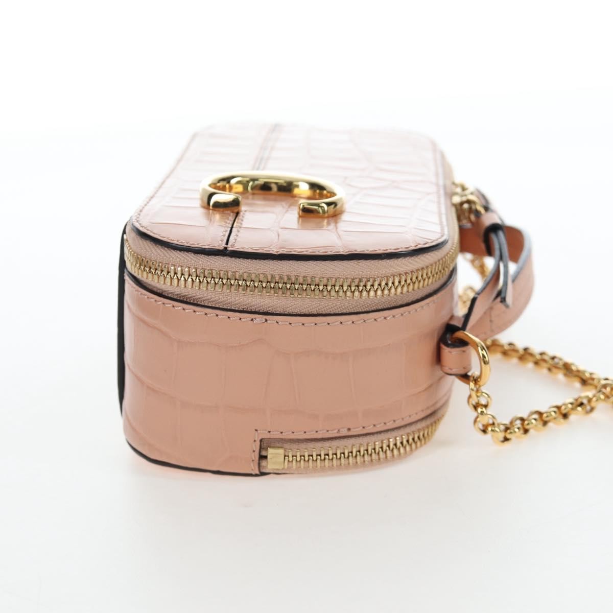 Chloe C Vanity Leather Pink Leather Handbag (Pre-Owned)