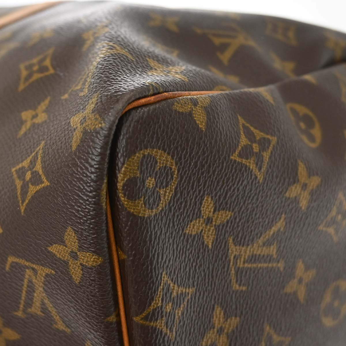 Louis Vuitton Keepall Monogram Canvas Brown Canvas Travel Bag Bag (Pre-Owned)
