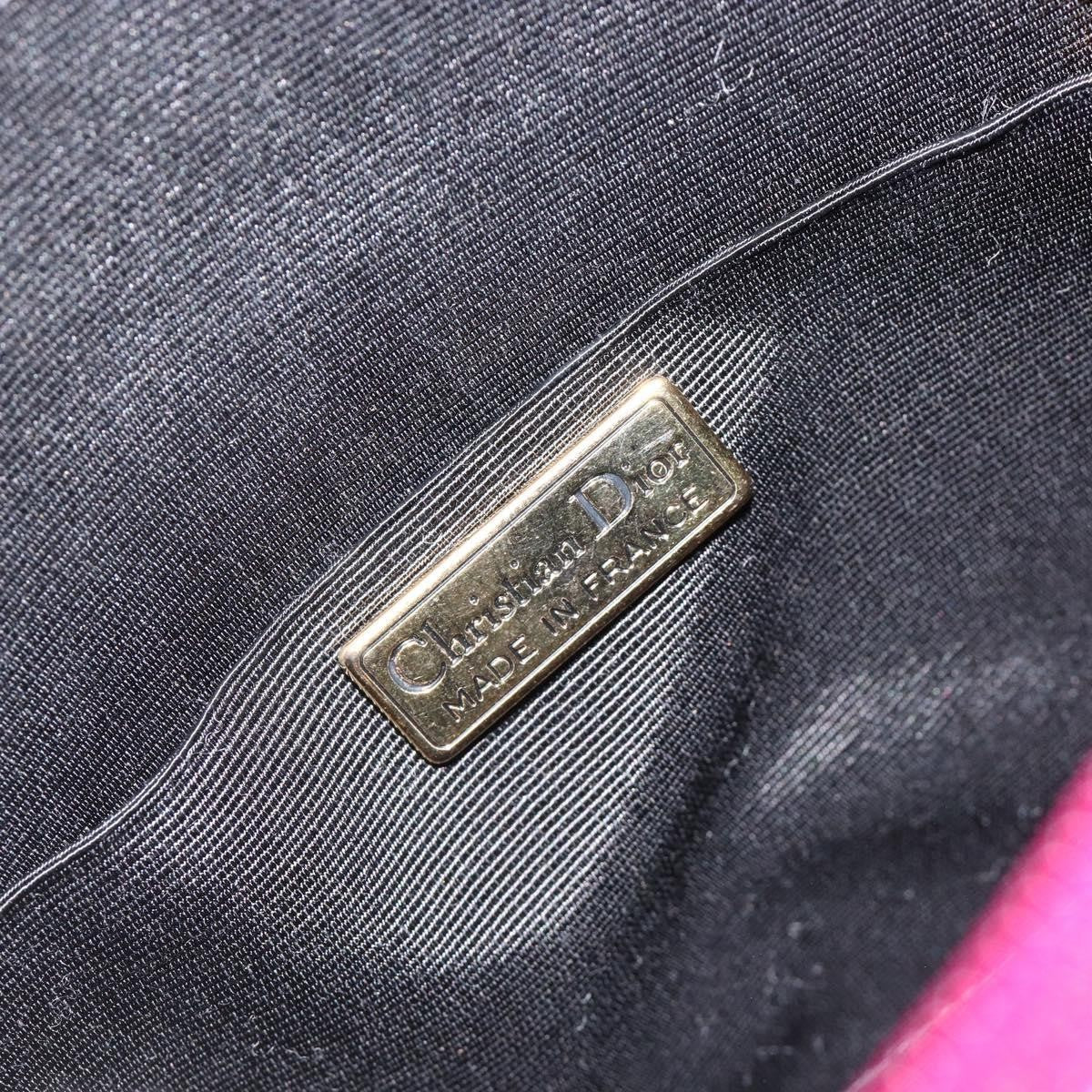 Christian Dior Chain Pink Leather Shoulder Bag Bag (Pre-Owned)