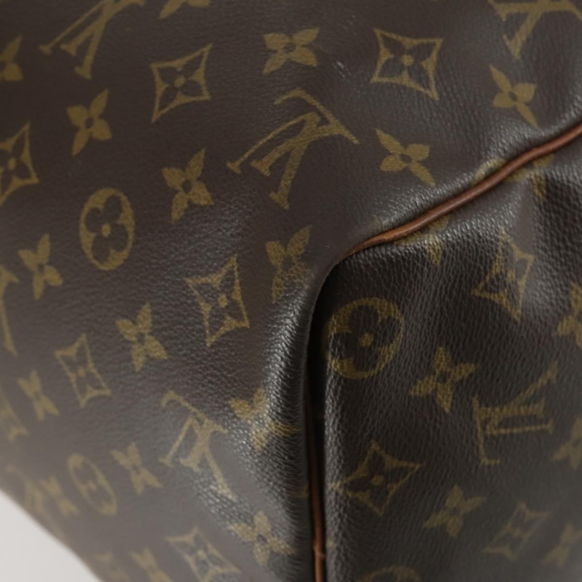 Louis Vuitton Keepall Monogram Canvas Brown Canvas Travel Bag Bag (Pre-Owned)