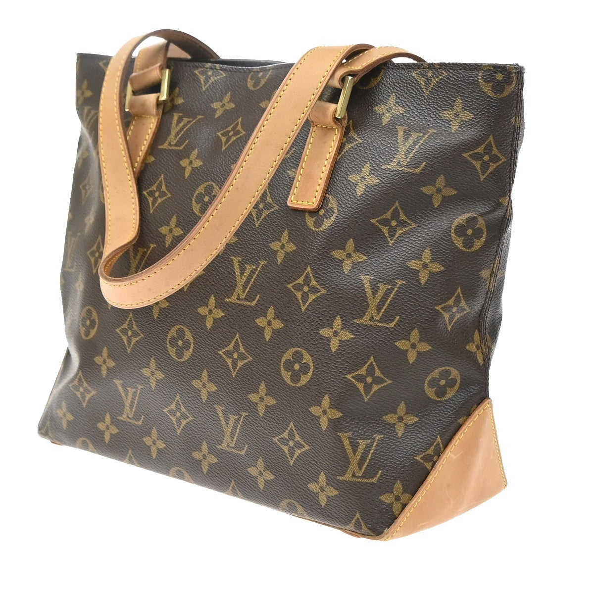 Louis Vuitton Cabas Piano Monogram Canvas Brown Canvas Tote Bag Bag (Pre-Owned)