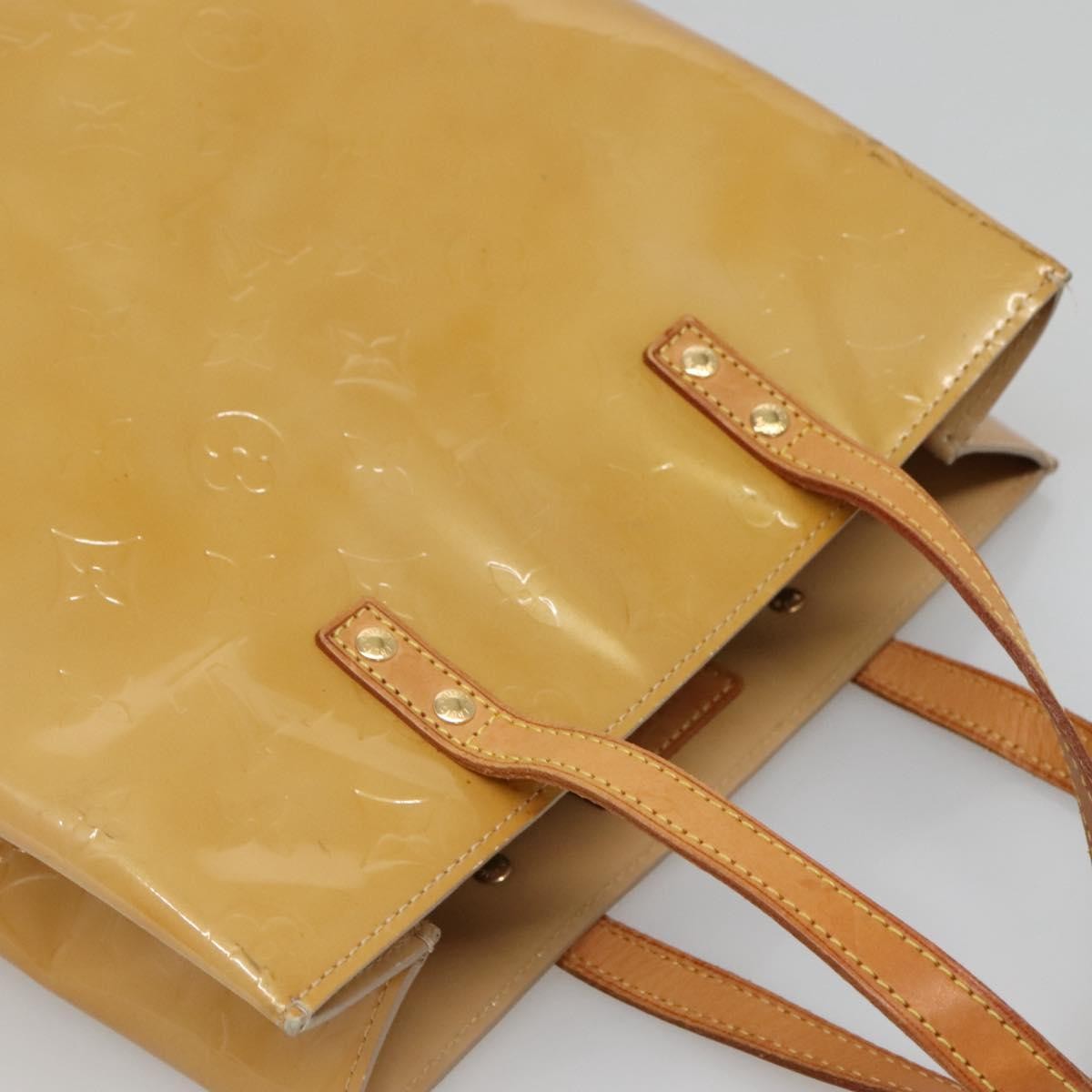 Louis Vuitton Reade Monogram Vernis Beige Patent_Leather Tote Bag Bag (Pre-Owned)
