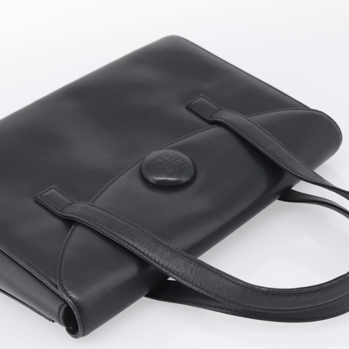 Givenchy Handbag Leather Black Leather Handbag (Pre-Owned)