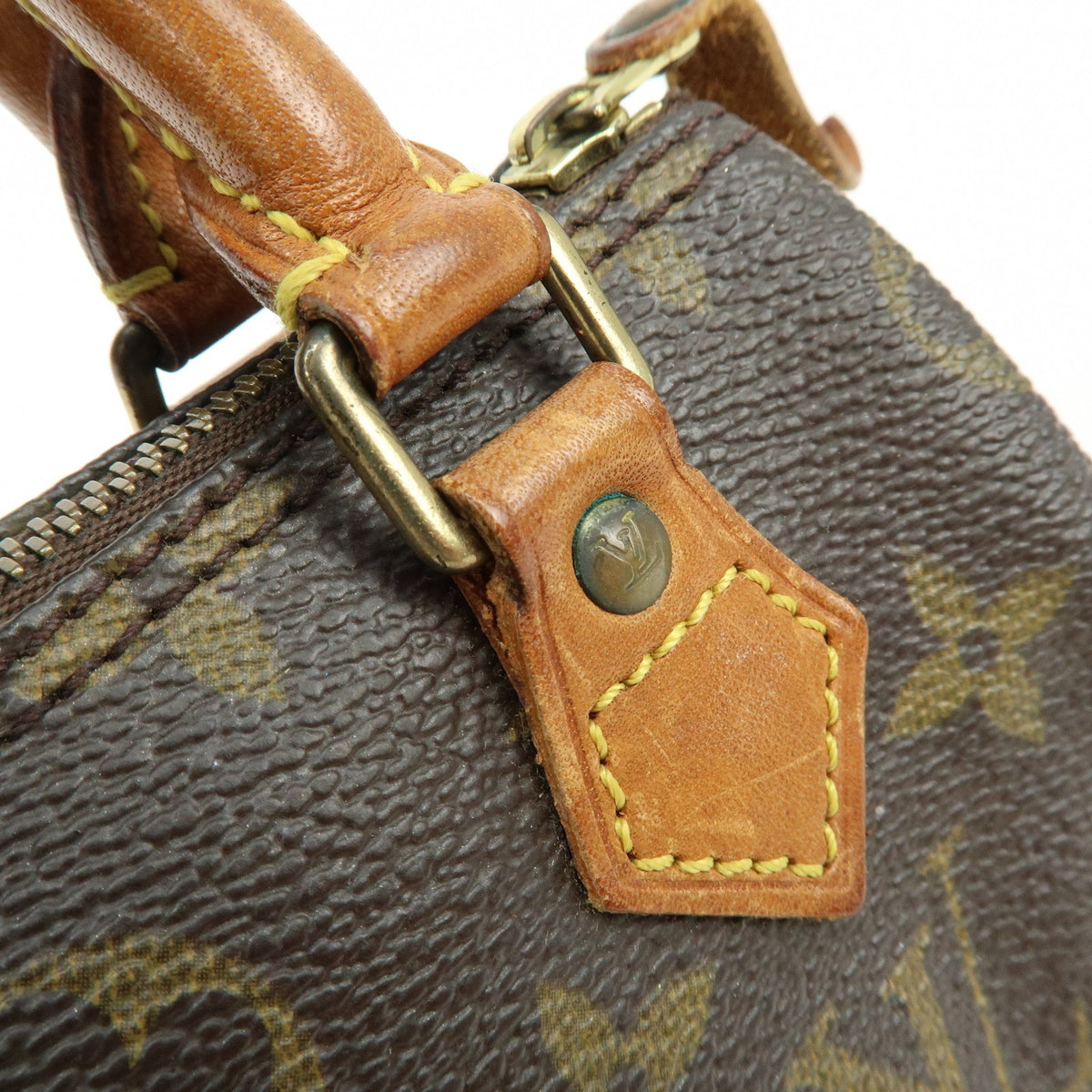 Louis Vuitton Speedy Mini Hl Monogram Canvas Brown Canvas Handbag (Pre-Owned)