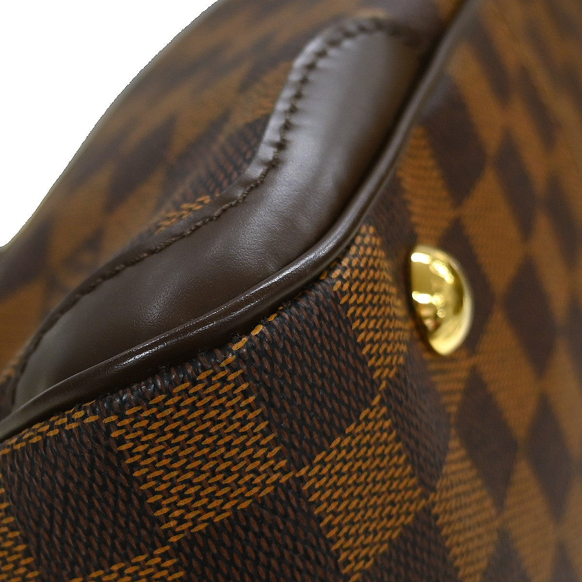 Louis Vuitton Verona Damier Ebene Brown Canvas Tote Bag Bag (Pre-Owned)