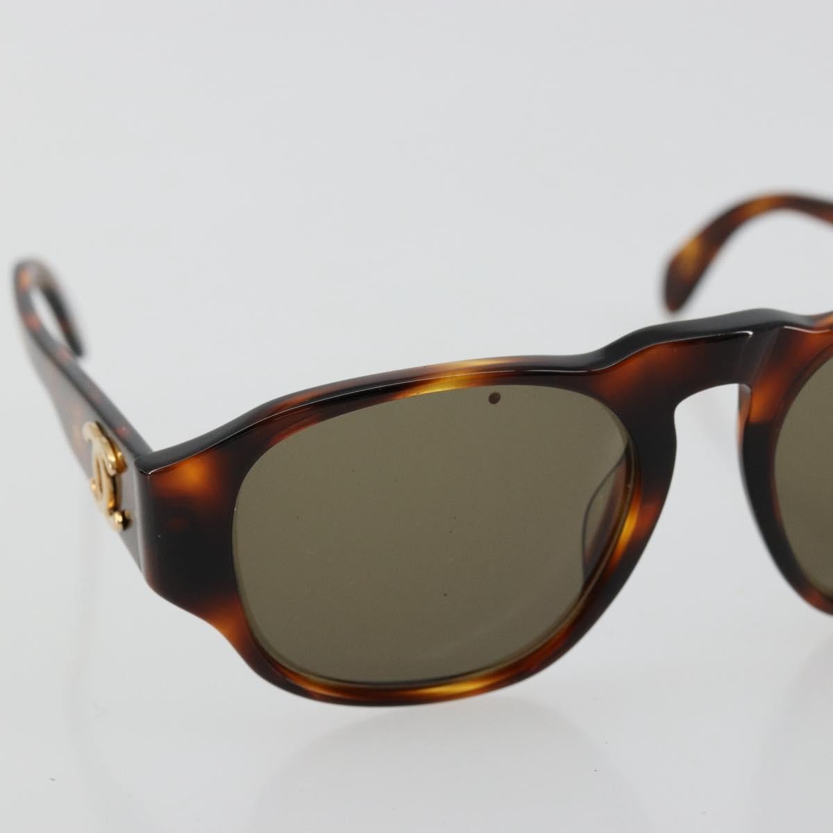 Chanel Logo Cc Plastic Brown Plastic Sunglasse Accessory (Pre-Owned)
