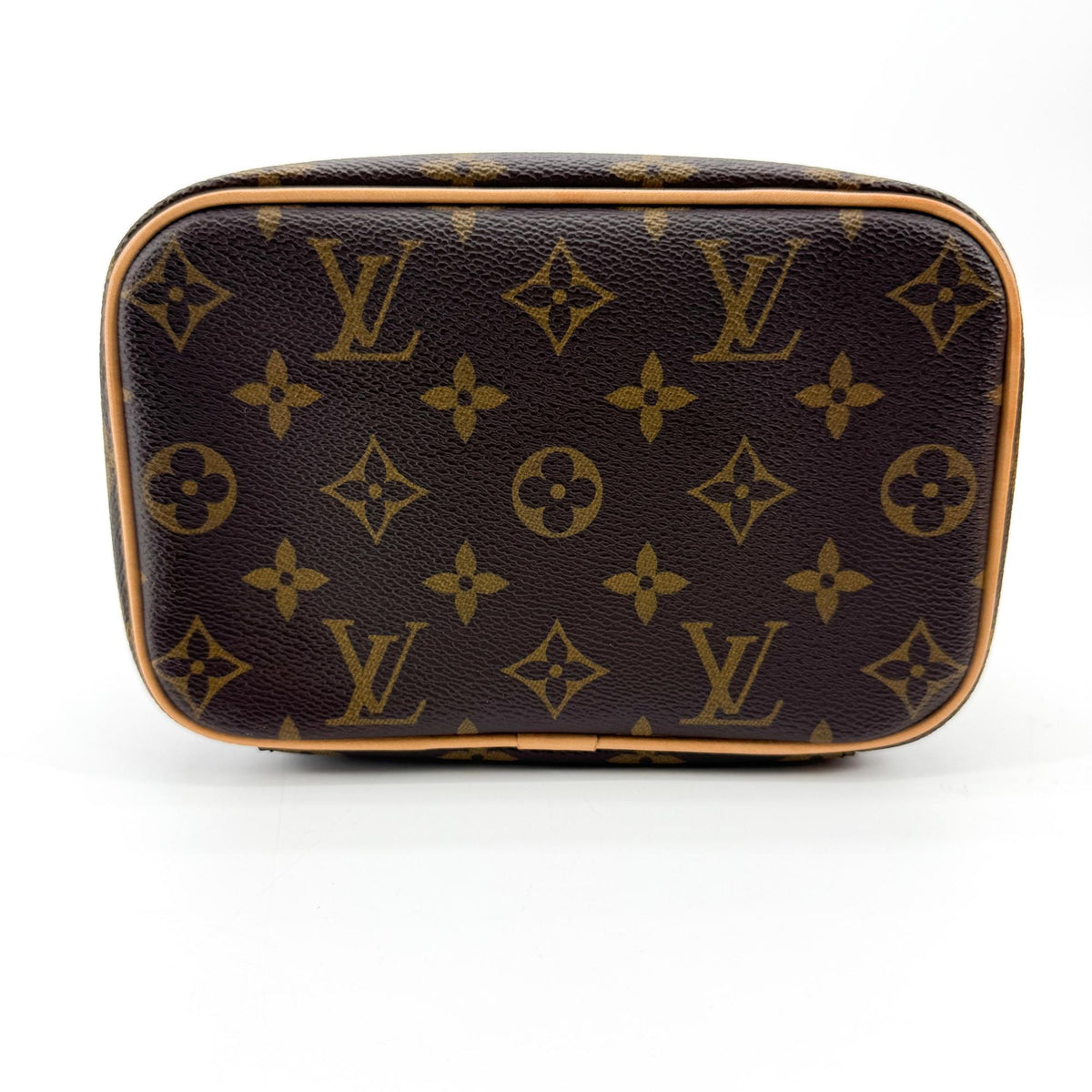Louis Vuitton Nice Vanity Case Monogram Canvas Brown Canvas Handbag (Pre-Owned)