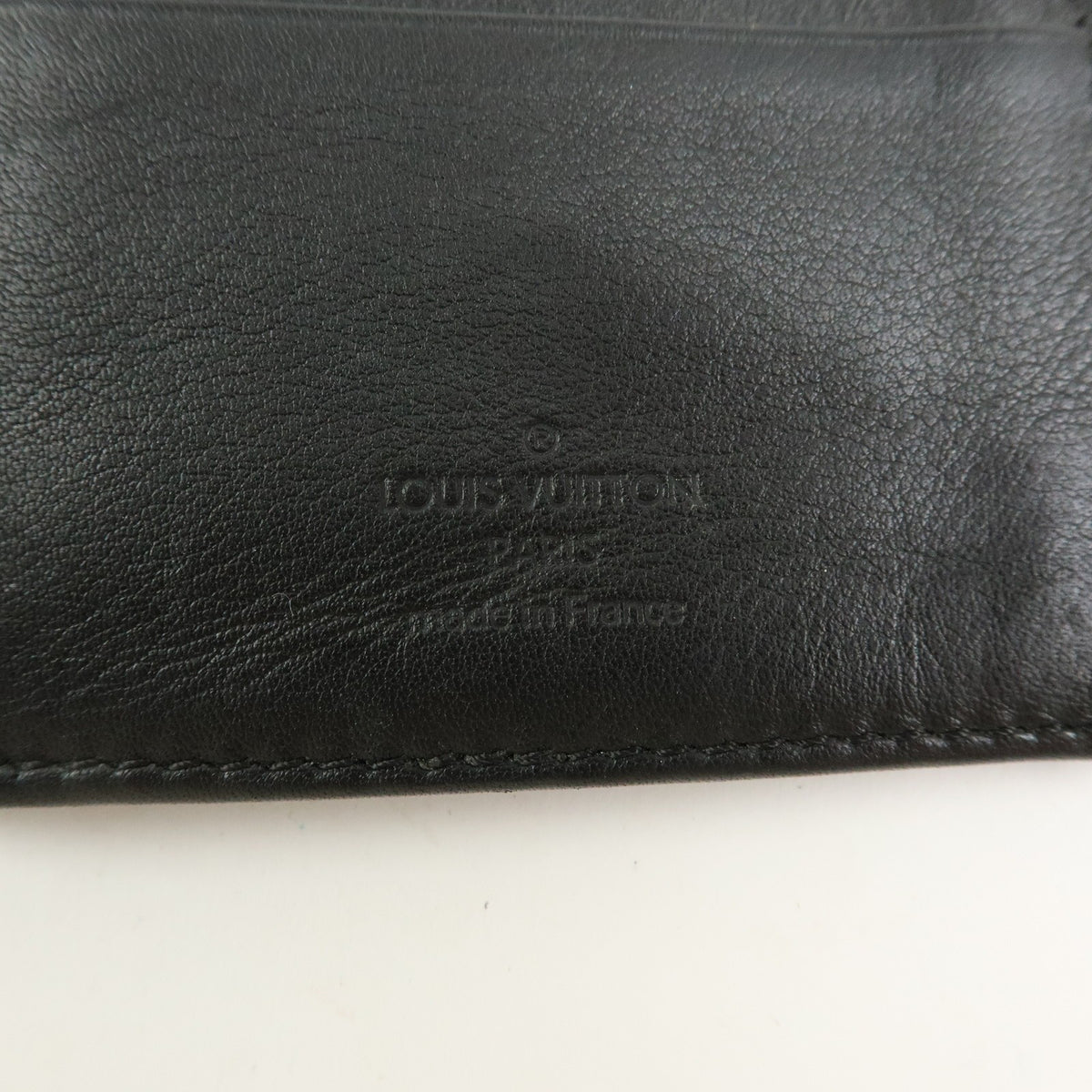 Louis Vuitton Amelia Mahina Leather Black Leather Wallets Accessory (Pre-Owned)