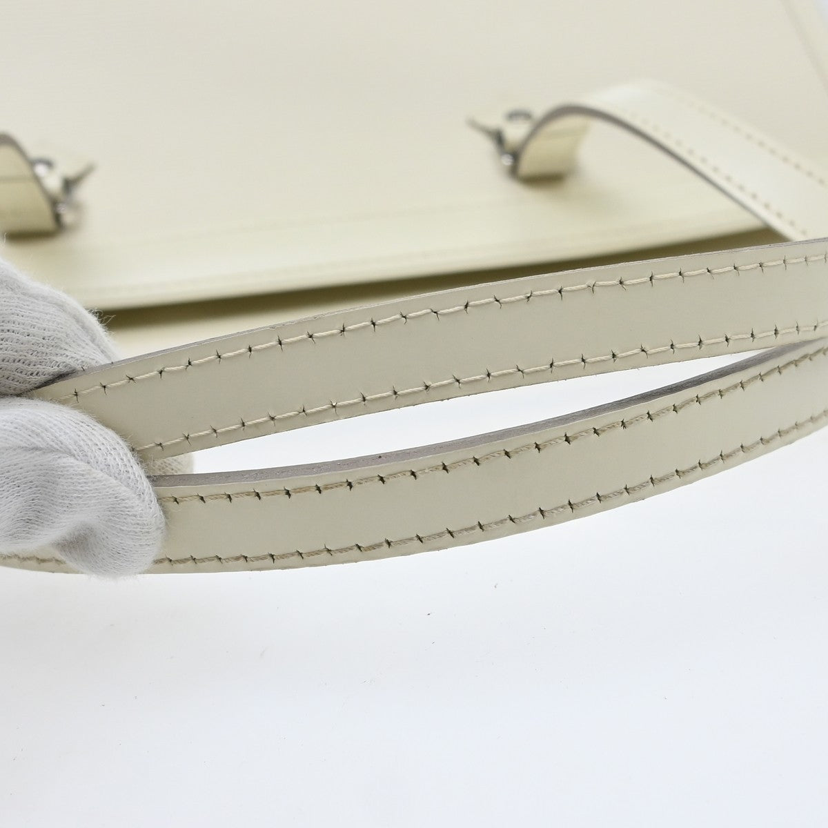 Louis Vuitton Madeleine Epi Leather White Leather Shoulder Bag Bag (Pre-Owned)