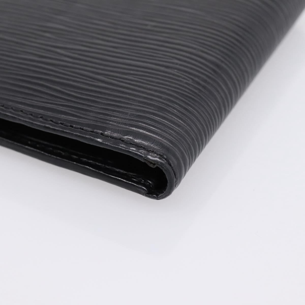 Louis Vuitton Marco Epi Leather Black Leather Wallets Accessory (Pre-Owned)