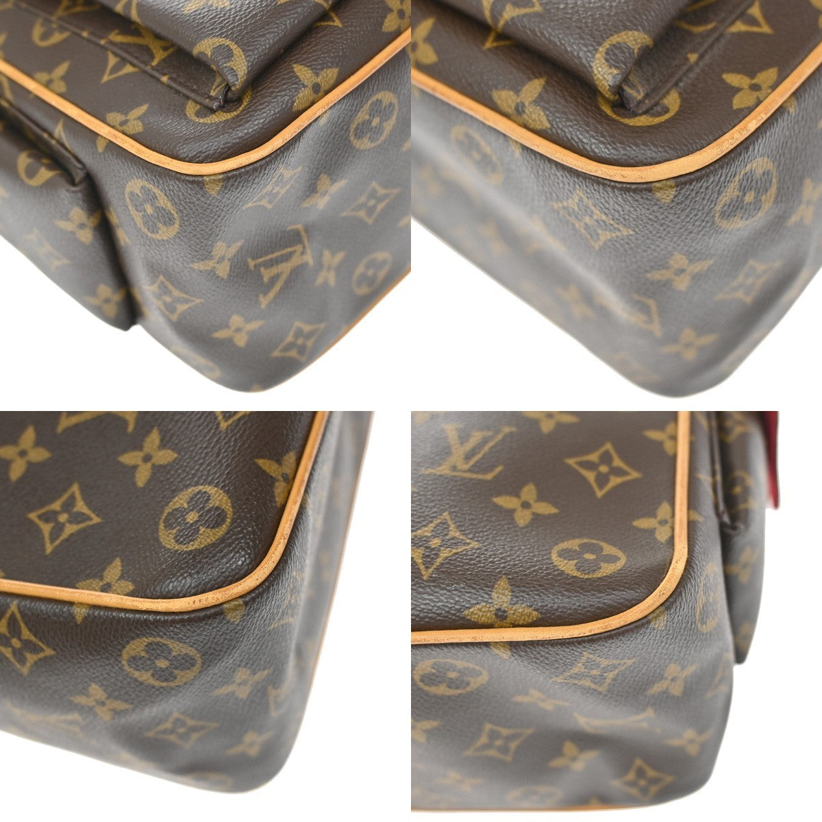 Louis Vuitton Multipli Cite Monogram Canvas Brown Canvas Handbag (Pre-Owned)