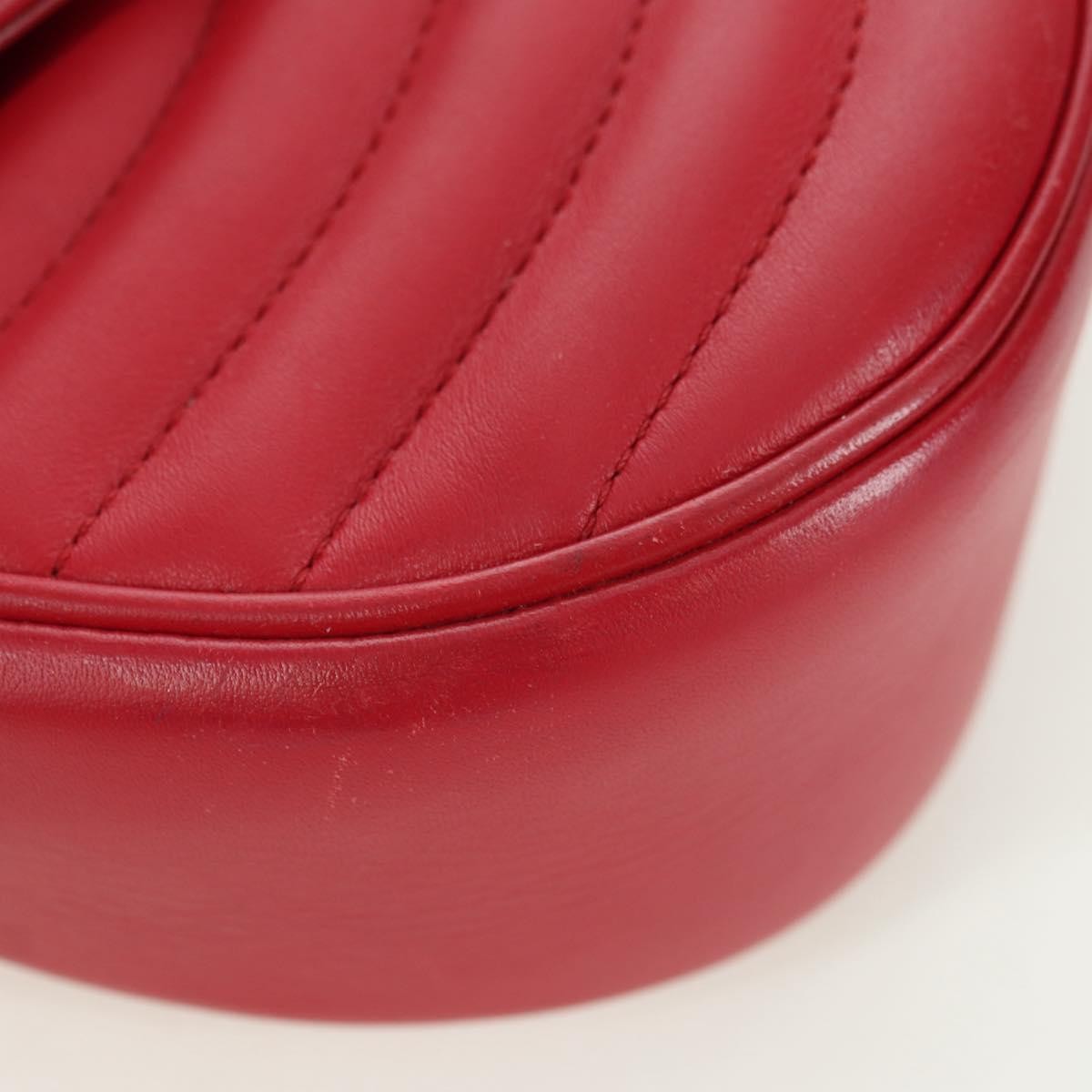 Louis Vuitton New Wave Chain Quilted Leather Red Leather Handbag (Pre-Owned)