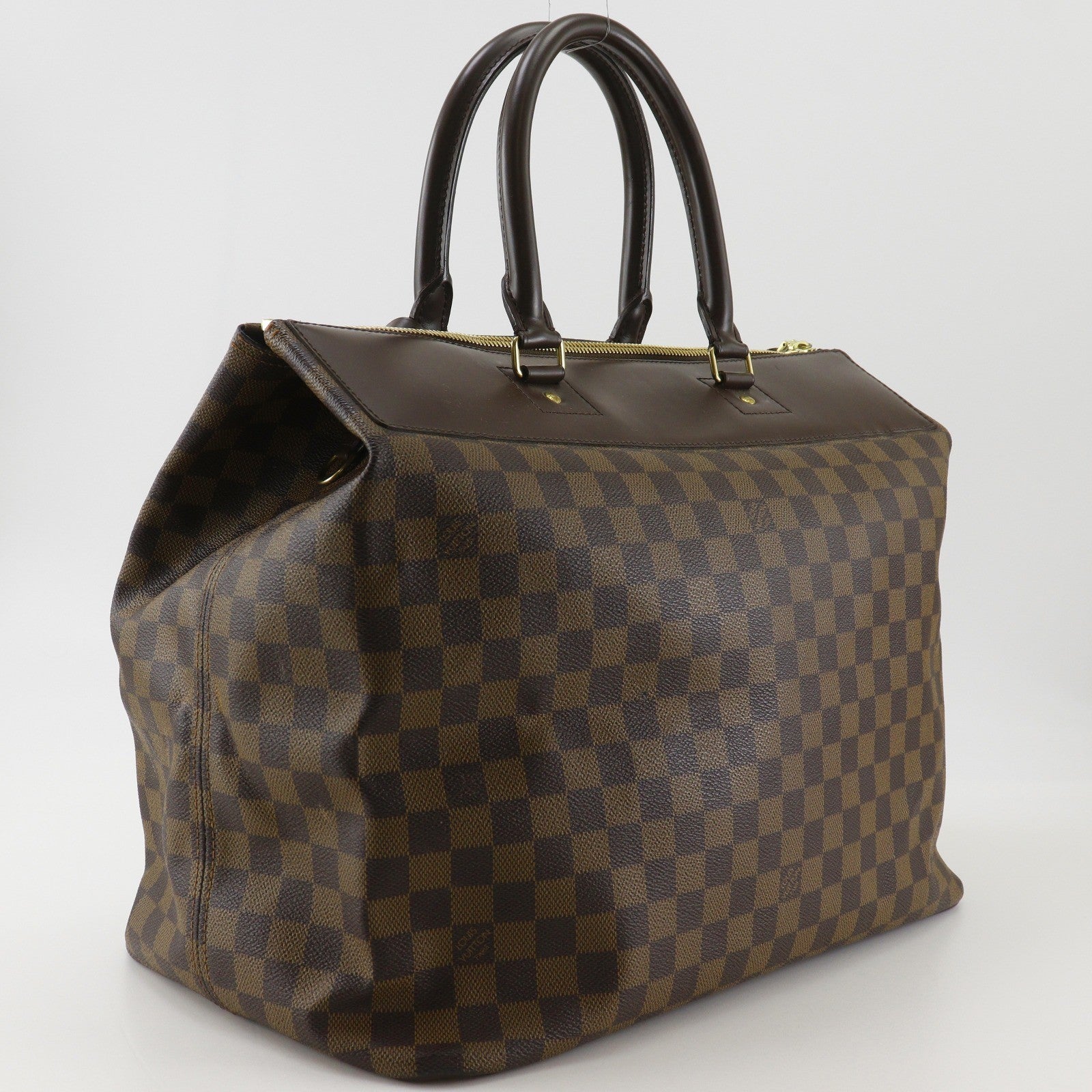 Louis Vuitton Greenwich Damier Ebene Brown Canvas Handbag (Pre-Owned)