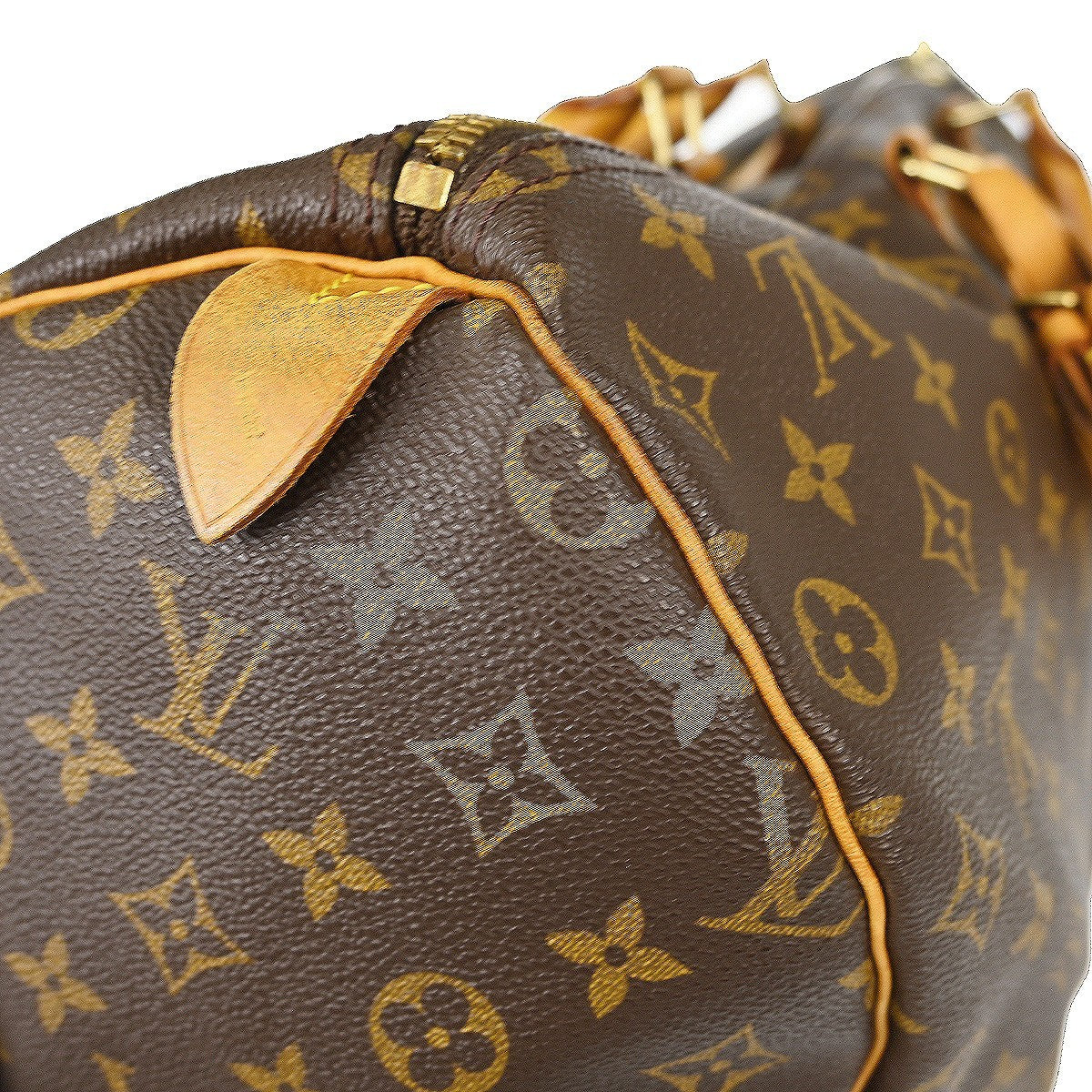 Louis Vuitton Keepall Monogram Canvas Brown Canvas Travel Bag Bag (Pre-Owned)